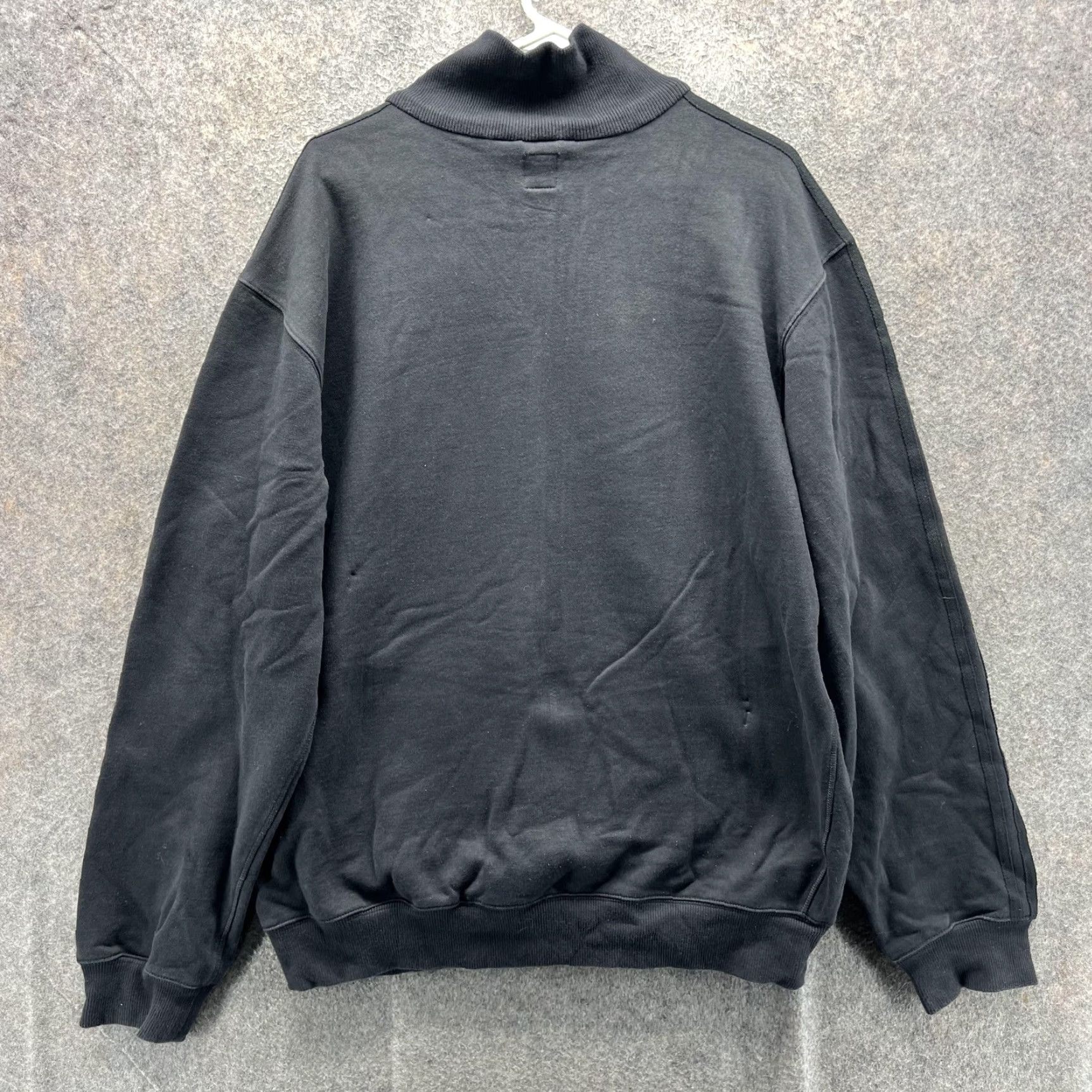 Adidas Adidas Track Jacket Mens 2XL Black Full Zip Fleece 3 Stripes Trefoil Originals Size US XXL / EU 58 / 5 - 7 Thumbnail