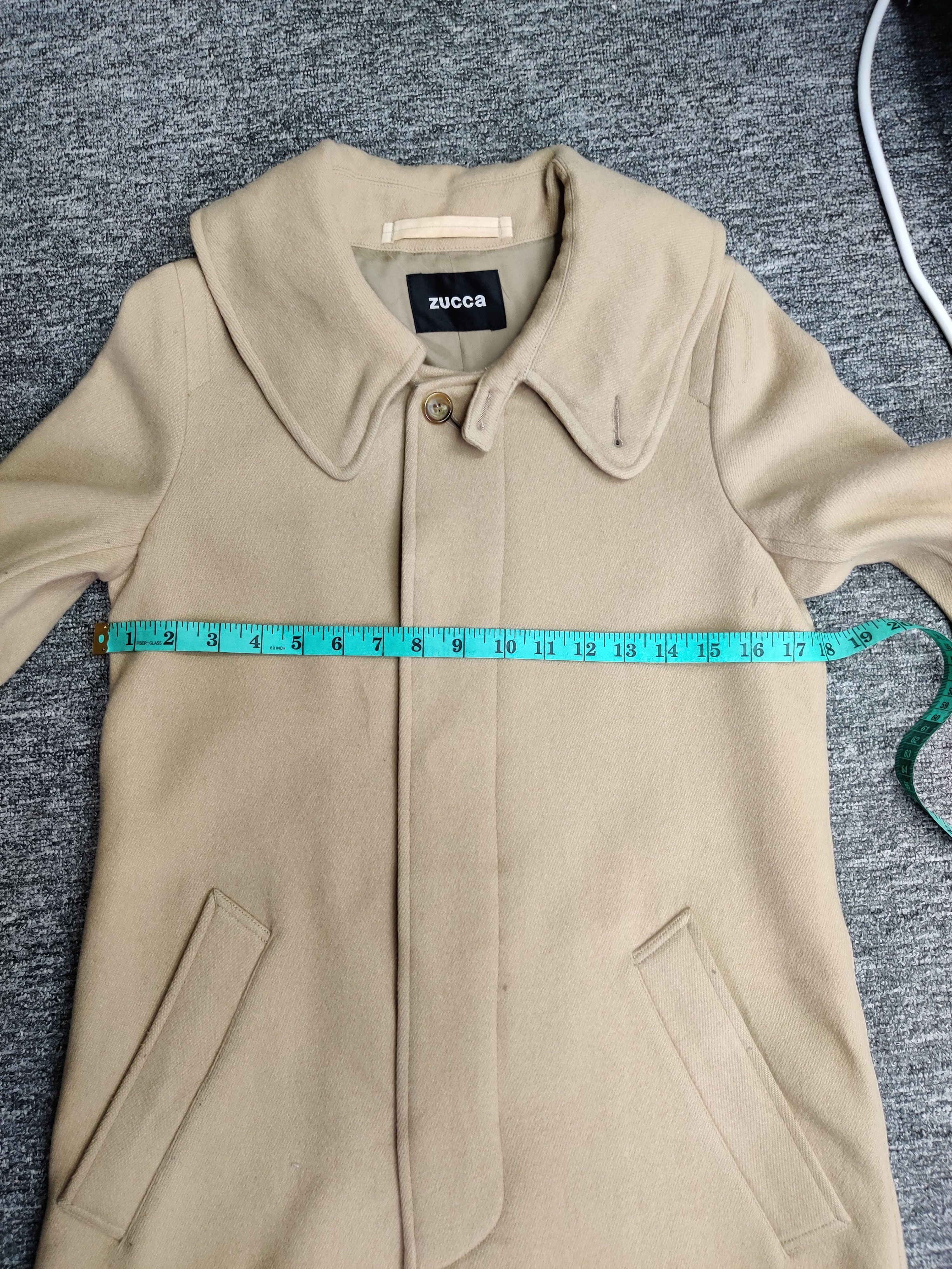 CABANE de ZUCCa Vintage Issey Miyake Zucca Wool Long Coat Size US S / EU 44-46 / 1 - 10 Thumbnail