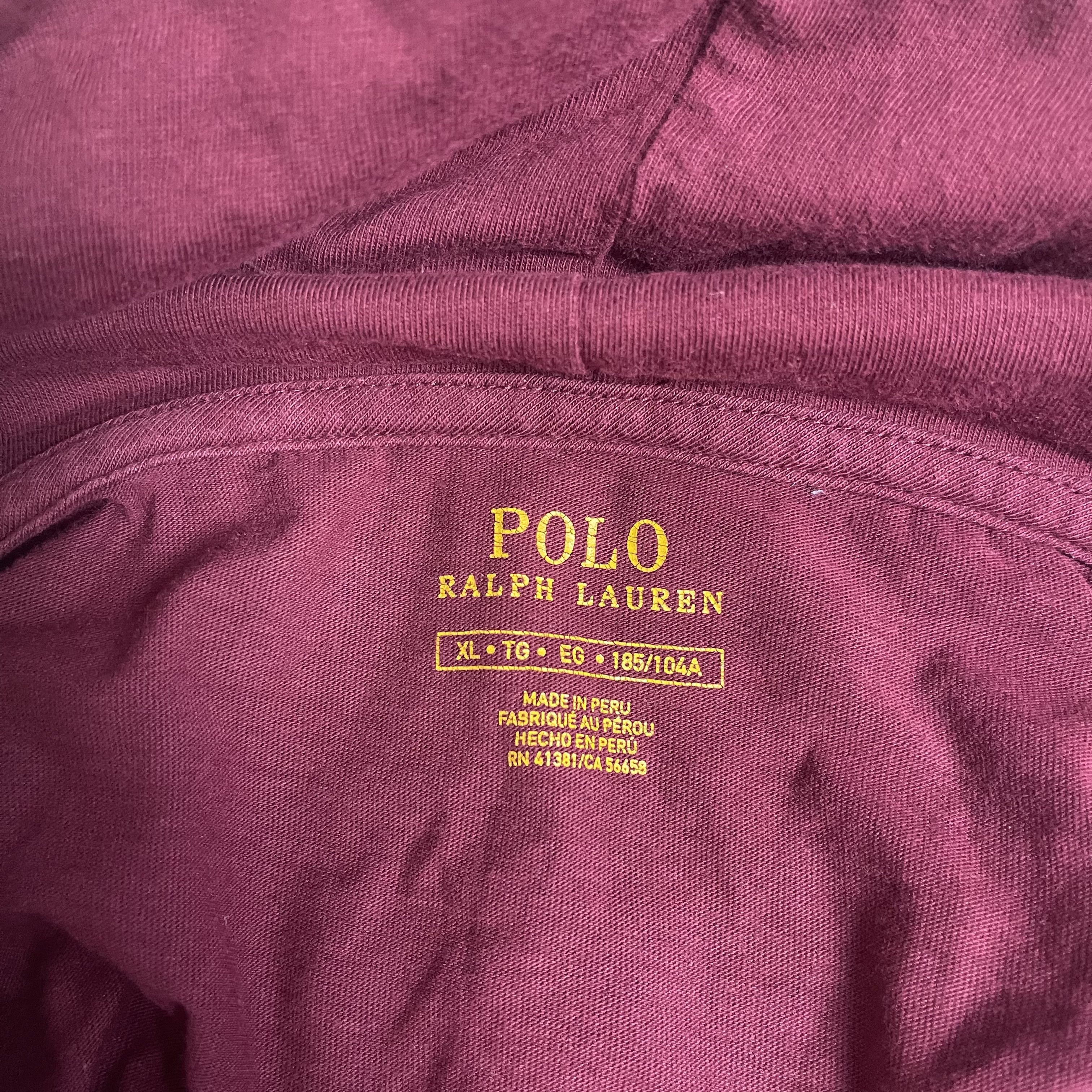 Polo Ralph Lauren RALPH LAUREN HOODIE Size US XL / EU 56 / 4 - 4 Thumbnail