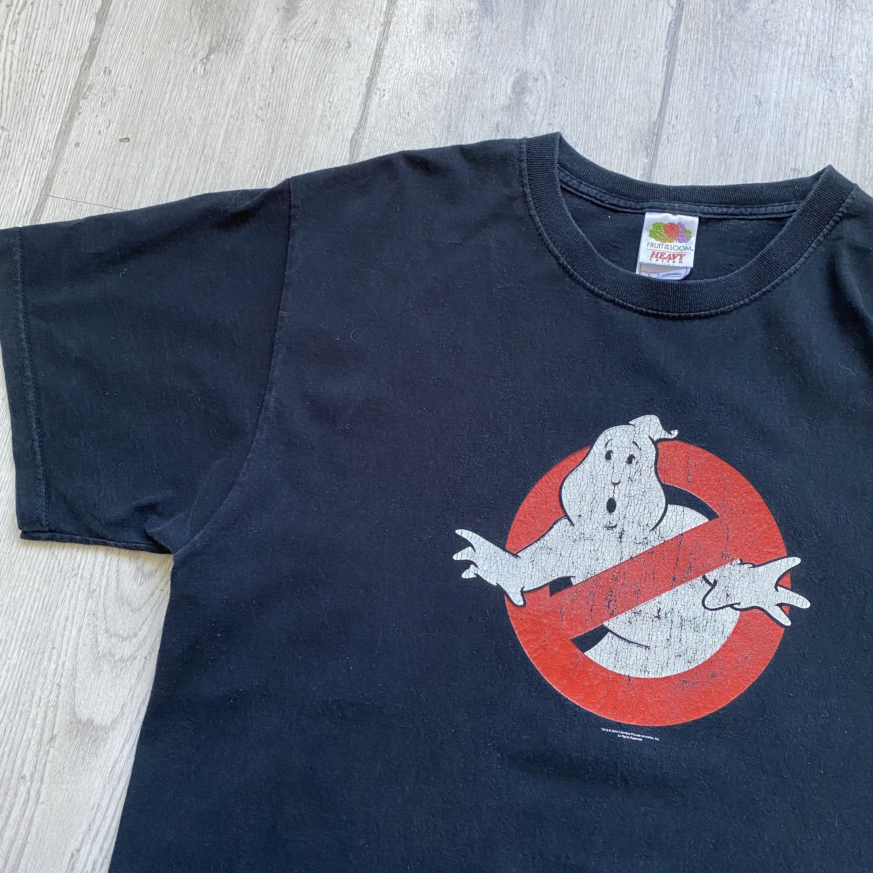 Fruit Of The Loom 👻 Movie Vintage Ghostbusters tee center logo Fotl Size US M / EU 48-50 / 2 - 7 Thumbnail