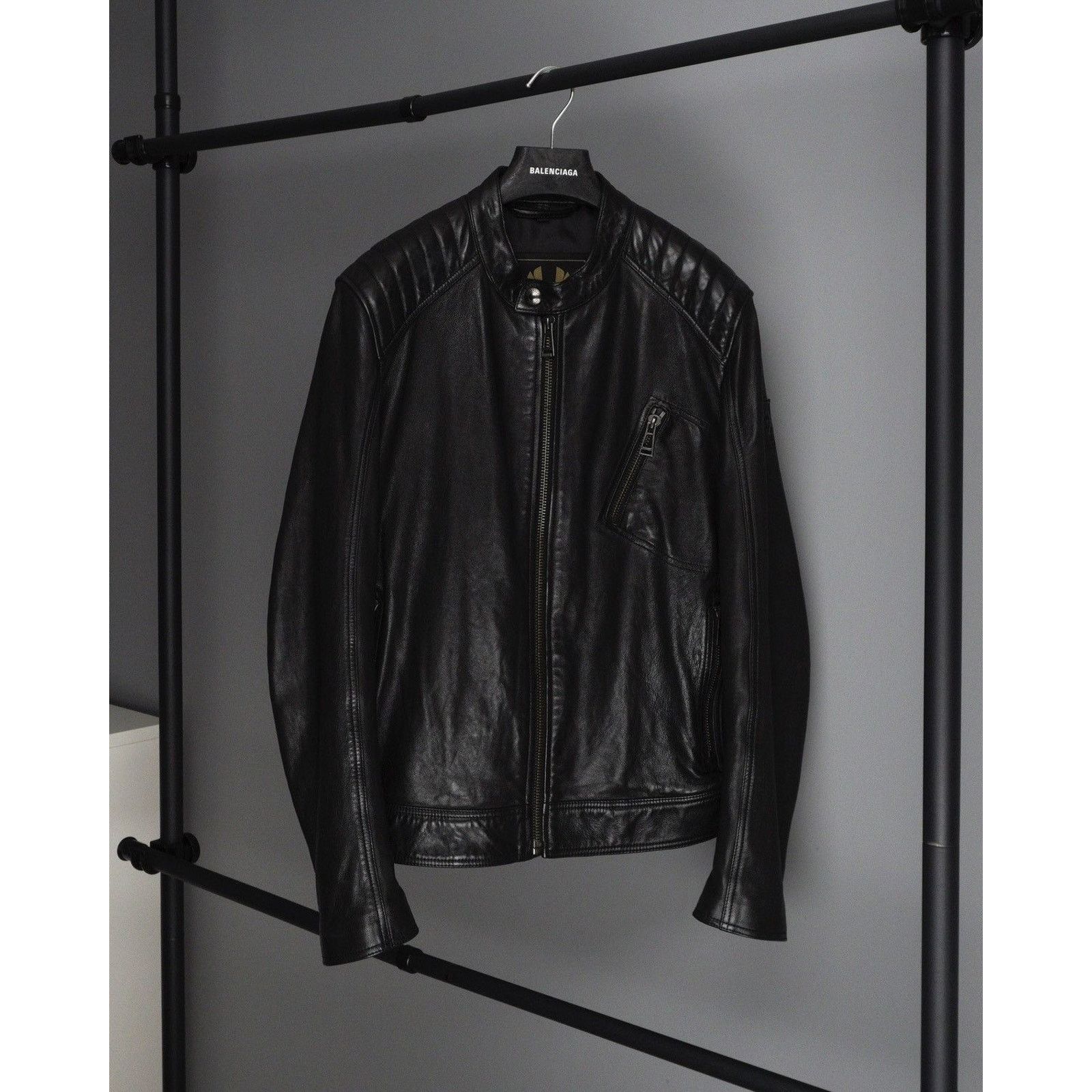 Belstaff Belstaff racer v black lamb leather jacket Size US L / EU 52-54 / 3 - 1 Thumbnail