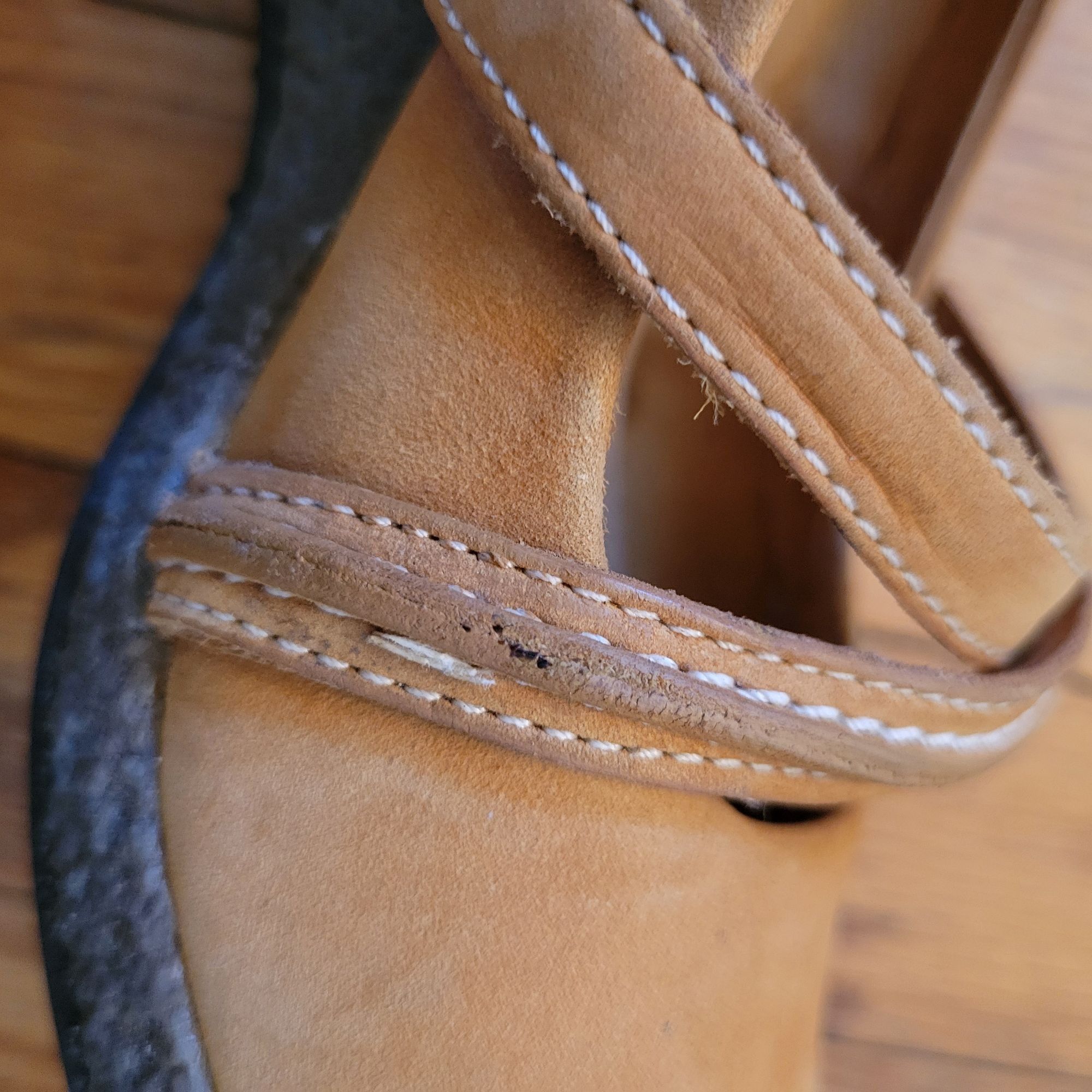 Timberland Timberland Leather Mary Jane Shoes 7.5M Beige Wedge Size US 7.5 / IT 37.5 - 8 Thumbnail