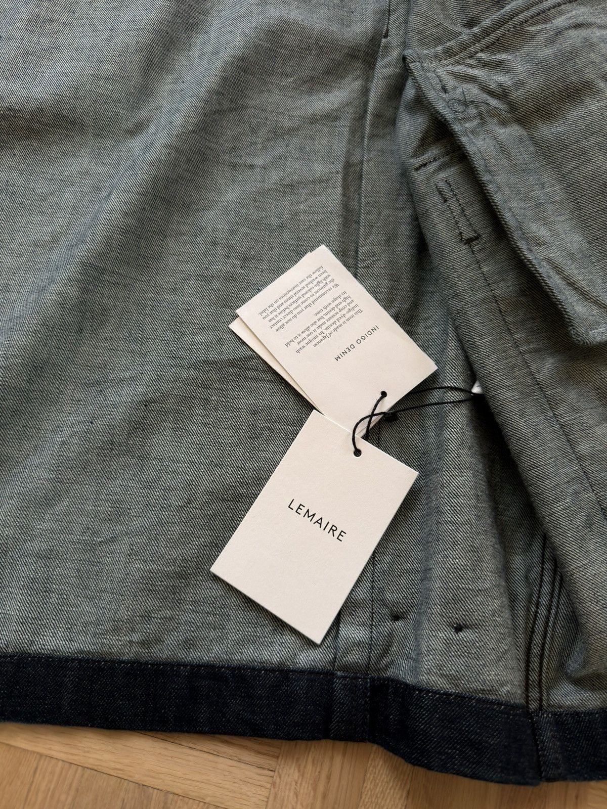 Lemaire Lemaire Heavy Denim Boxy Jacket Size US XL / EU 56 / 4 - 5 Thumbnail