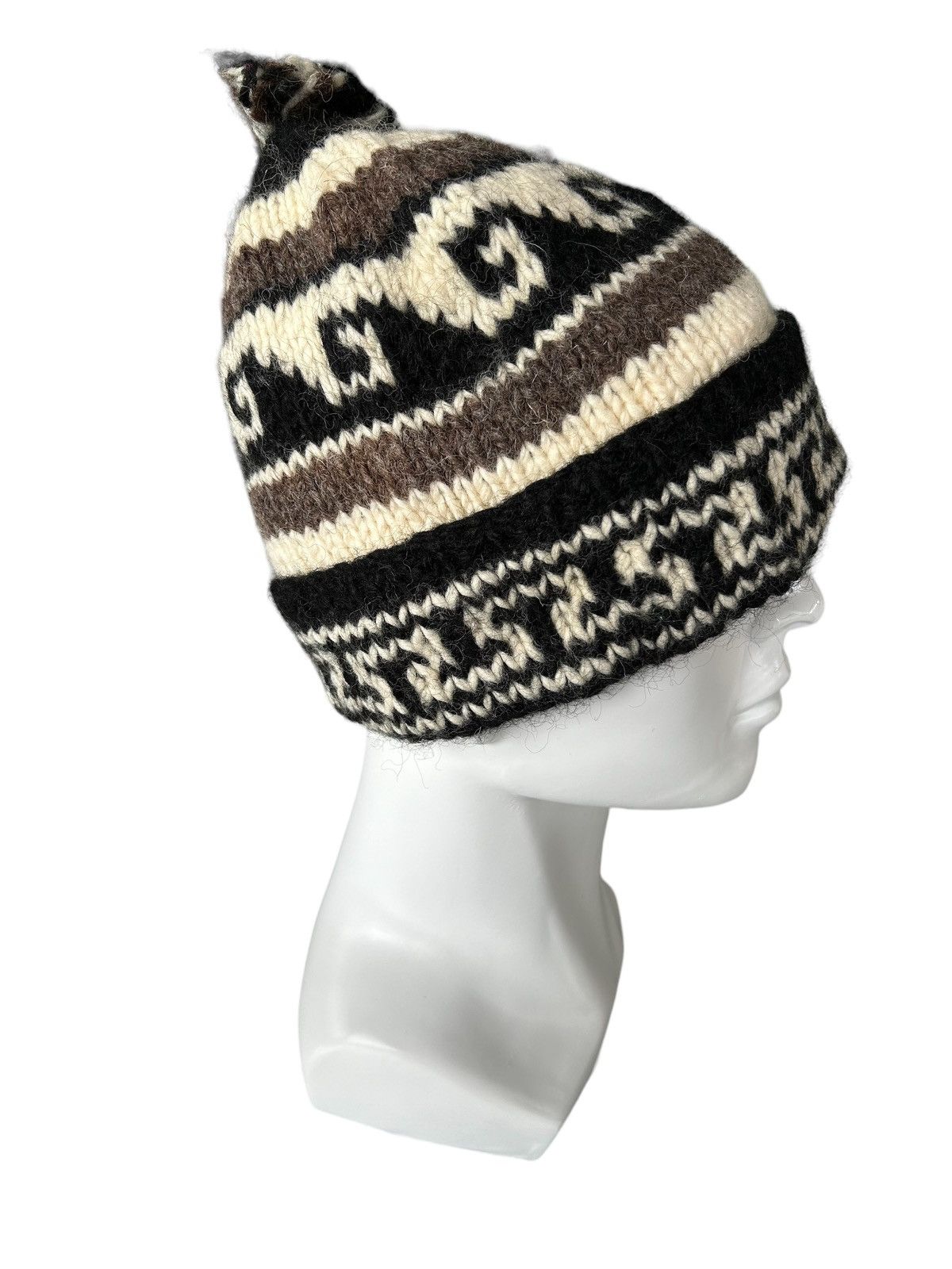 14th Addiction × Japanese Brand Crochet Knitted Mohair Handmade Beanie hat Size ONE SIZE - 3 Thumbnail