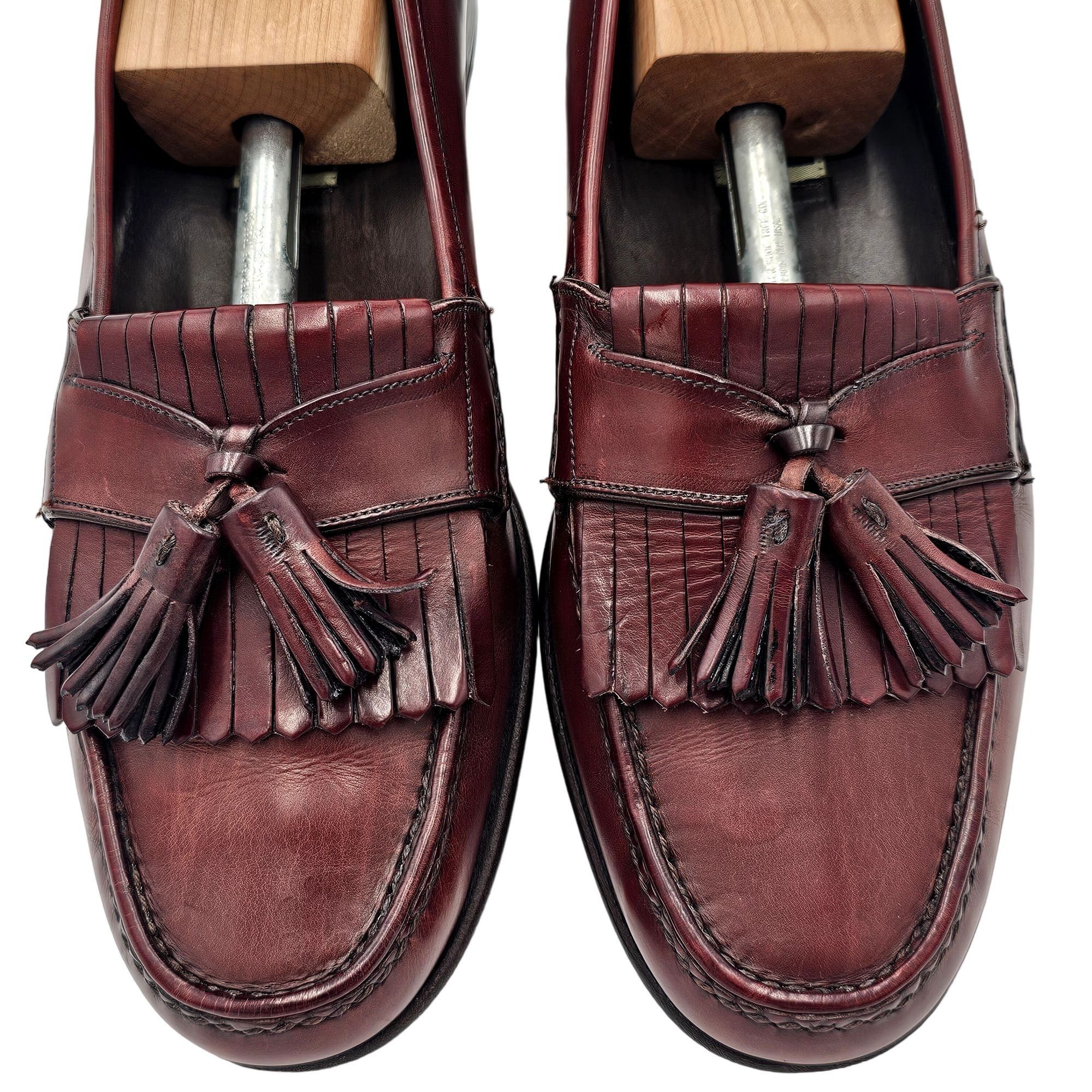 Bragano × Cole Haan Vintage Bragano Cole Haan Italy 10.5 Burgundy Leather Dress Size US 10.5 / EU 43-44 - 1 Thumbnail