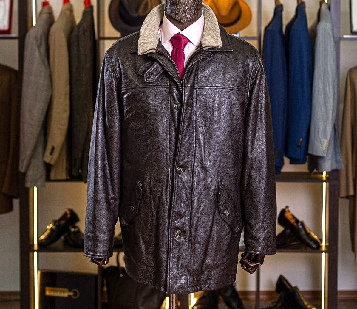 Loro Piana luxurious lora piana nutria leather jacket set Size US XXL / EU 58 / 5 - 2 Thumbnail