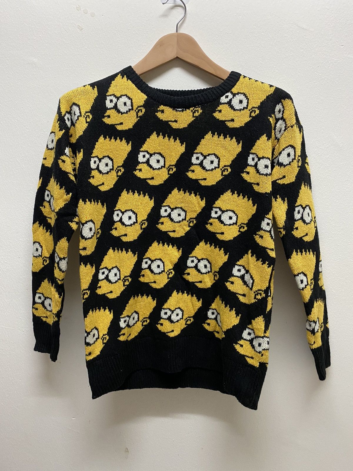 Cartoon Network × Vintage Fullprint bart simpson knitwear Size US M / EU 48-50 / 2 - 1 Thumbnail