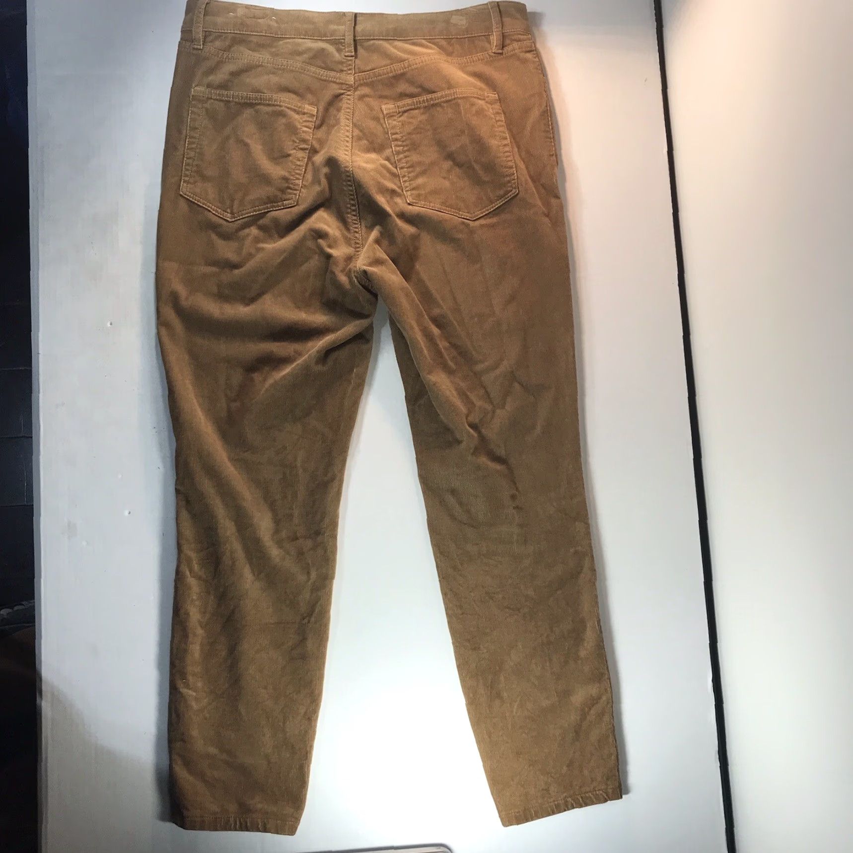 Loft Loft Brown High Waist Skinny Corduroy Pants Womens Size 31/12 90s Casual Workwear Size 24" / US 00 / IT 34 - 4 Thumbnail