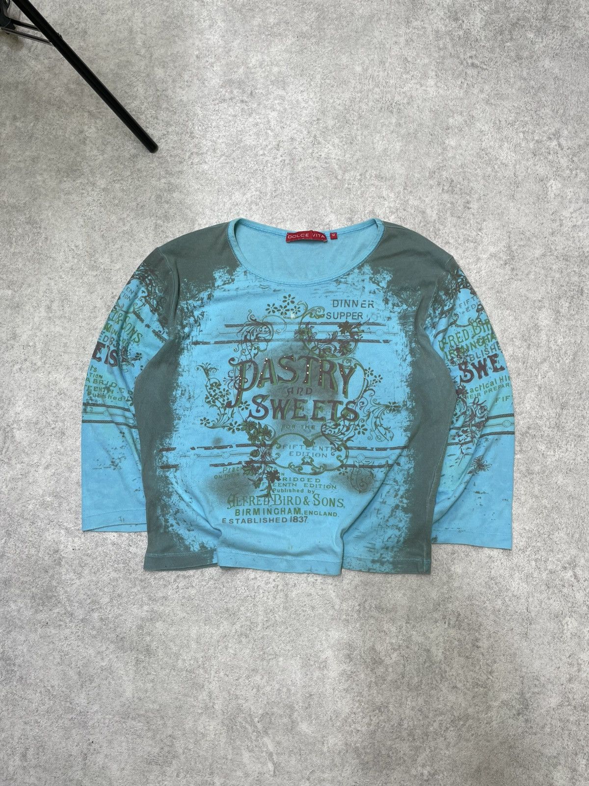 If Six Was Nine × Japanese Brand × Le Grande Bleu (L.G.B.) LGB Pastry And Sweets Longsleeve — Sugary Bliss Size US M / EU 48-50 / 2 - 2 Thumbnail