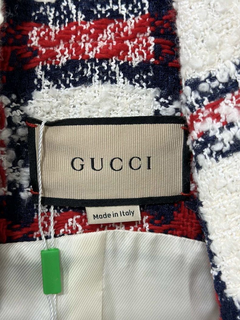 Gucci Gucci Plaid tweed sleeveless jacket 2503-Nextarrow Size XS / US 0-2 / IT 36-38 - 7 Thumbnail