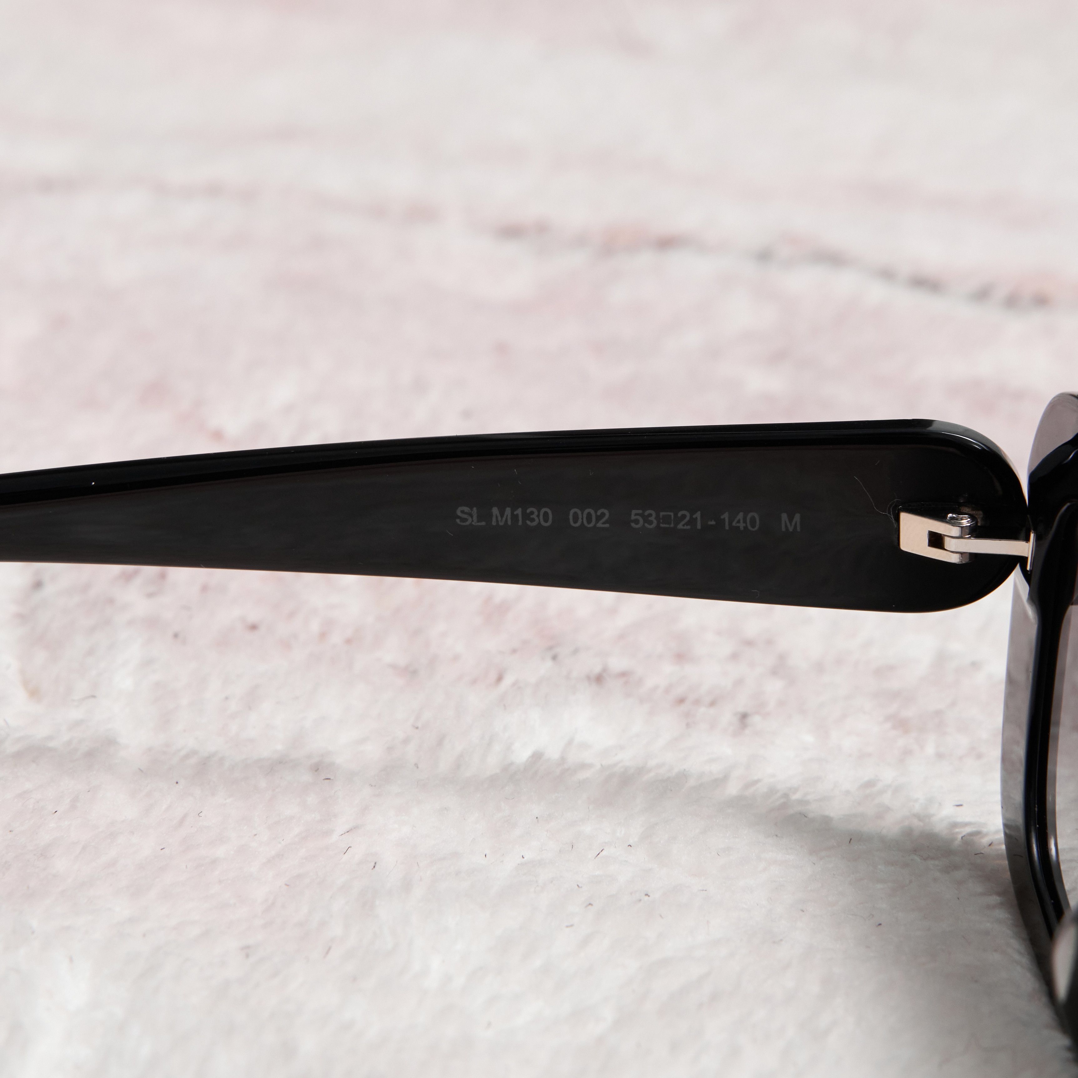 Yves Saint Laurent SAINT LAURENT SL M130 002 Sunglasses BLACK Size ONE SIZE - 7 Thumbnail