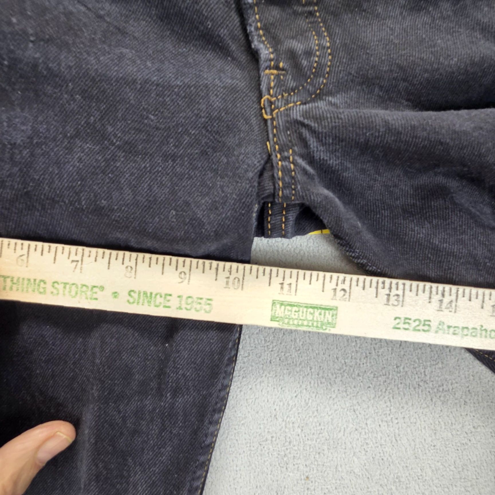 Levi's VTG Levi's 501 Jeans Button USA Distressed Black 29x29 Regular Mens Straight Denim Pants Jeans 501 Relaxed Fit Size US 29 - 6 Thumbnail