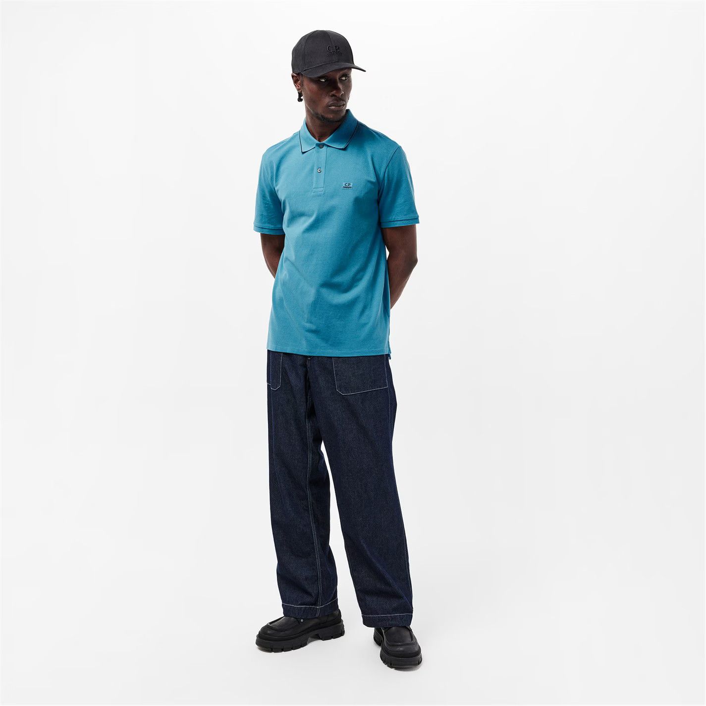 C.P. Company o1g2r1mq0426 Polo Shirt in Blue Size US S / EU 44-46 / 1 - 4 Thumbnail
