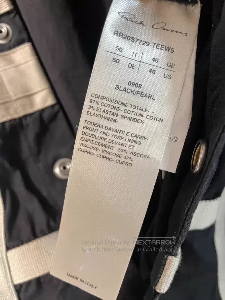 Rick Owens Rick Owens 20 SS webbing jacket Size US M / EU 48-50 / 2 - 4 Thumbnail