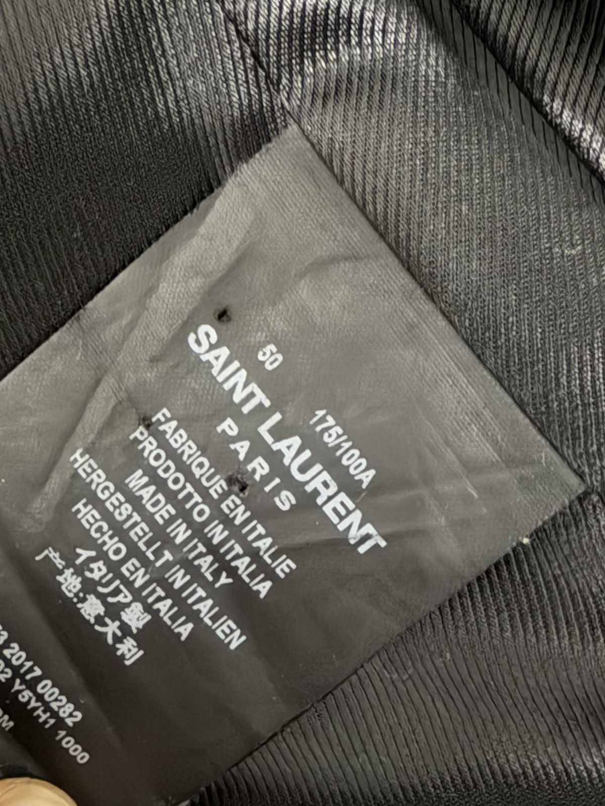 Saint Laurent Paris Saint Laurent L17 Jacket – 2017 Oiled Calf Size US M / EU 48-50 / 2 - 4 Thumbnail