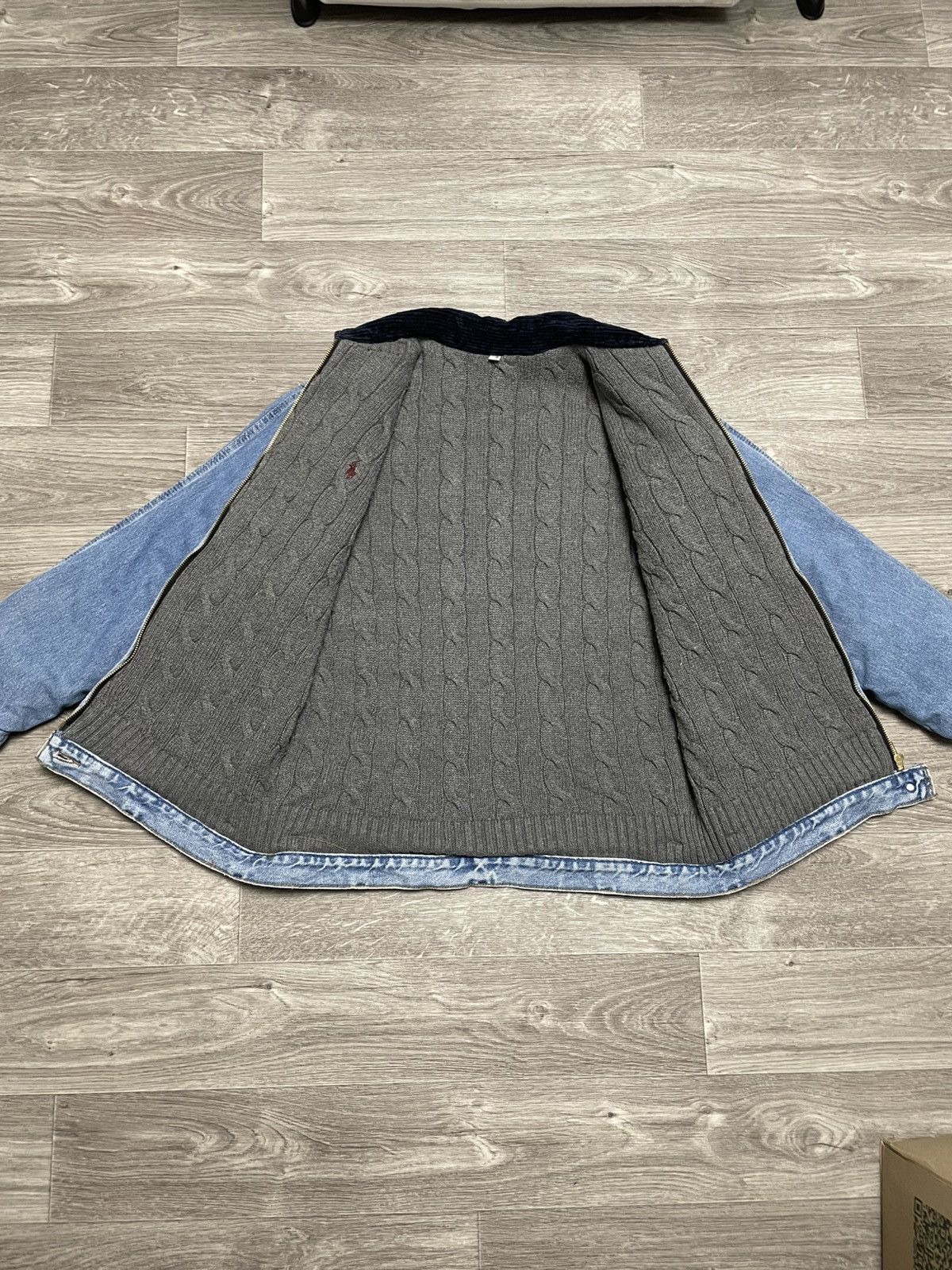 Carhartt Bespoke Carhartt J97 Detroit Jacket w/ RL Cable Knit Lining Size US S / EU 44-46 / 1 - 6 Thumbnail