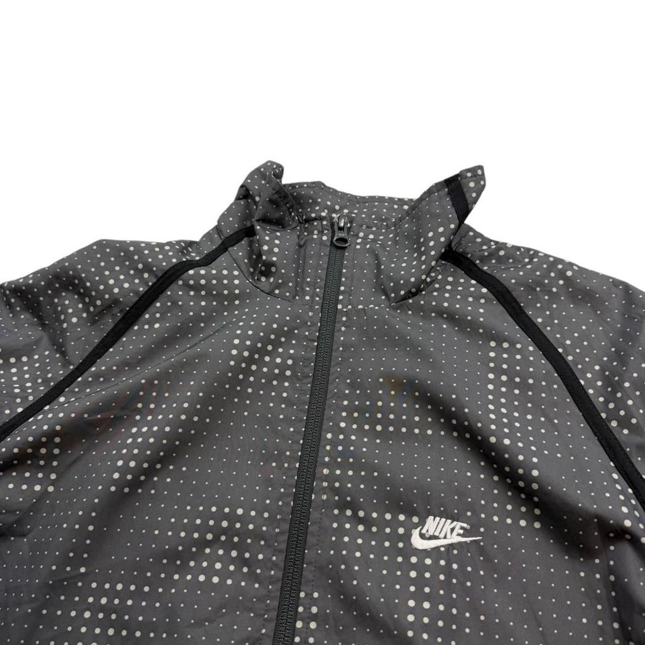 Nike Vintage 2000s Nike Zip Up Track Jacket Grid Design - Small Size US S / EU 44-46 / 1 - 5 Thumbnail
