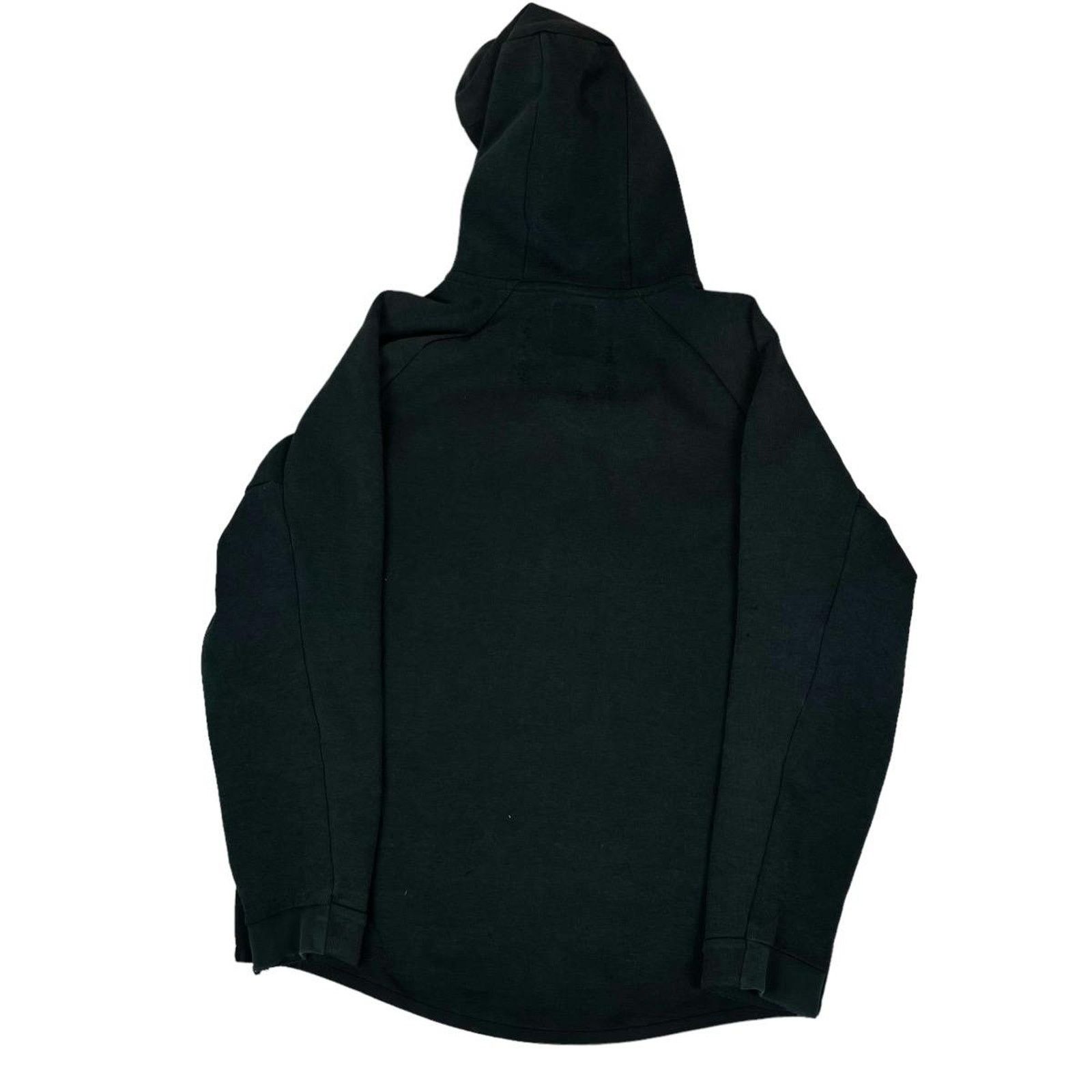 Nike Nike Tech Men's Black Cotton Swoosh Full Zip Hoodie Medium Size US M / EU 48-50 / 2 - 11 Thumbnail