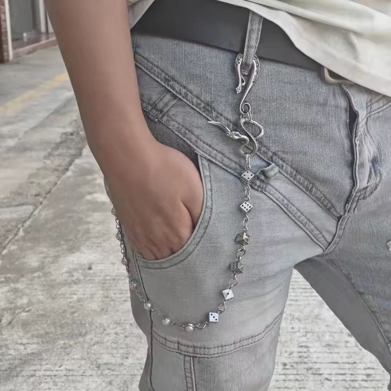 Jewelry Snake Dice Pant Chain Size ONE SIZE - 5 Thumbnail