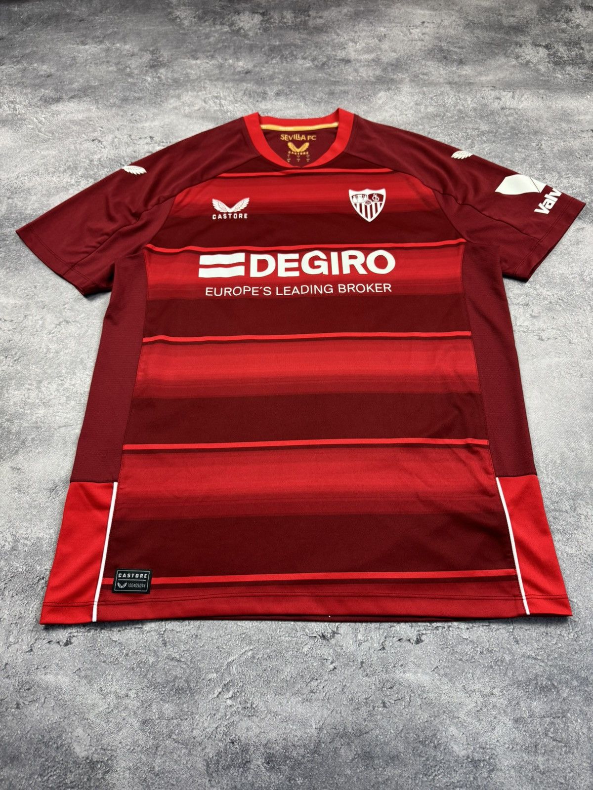Castore 2022 Sevilla Away Football Jersey Mens Camiseta Trikot Sz L Size US L / EU 52-54 / 3 - 7 Thumbnail