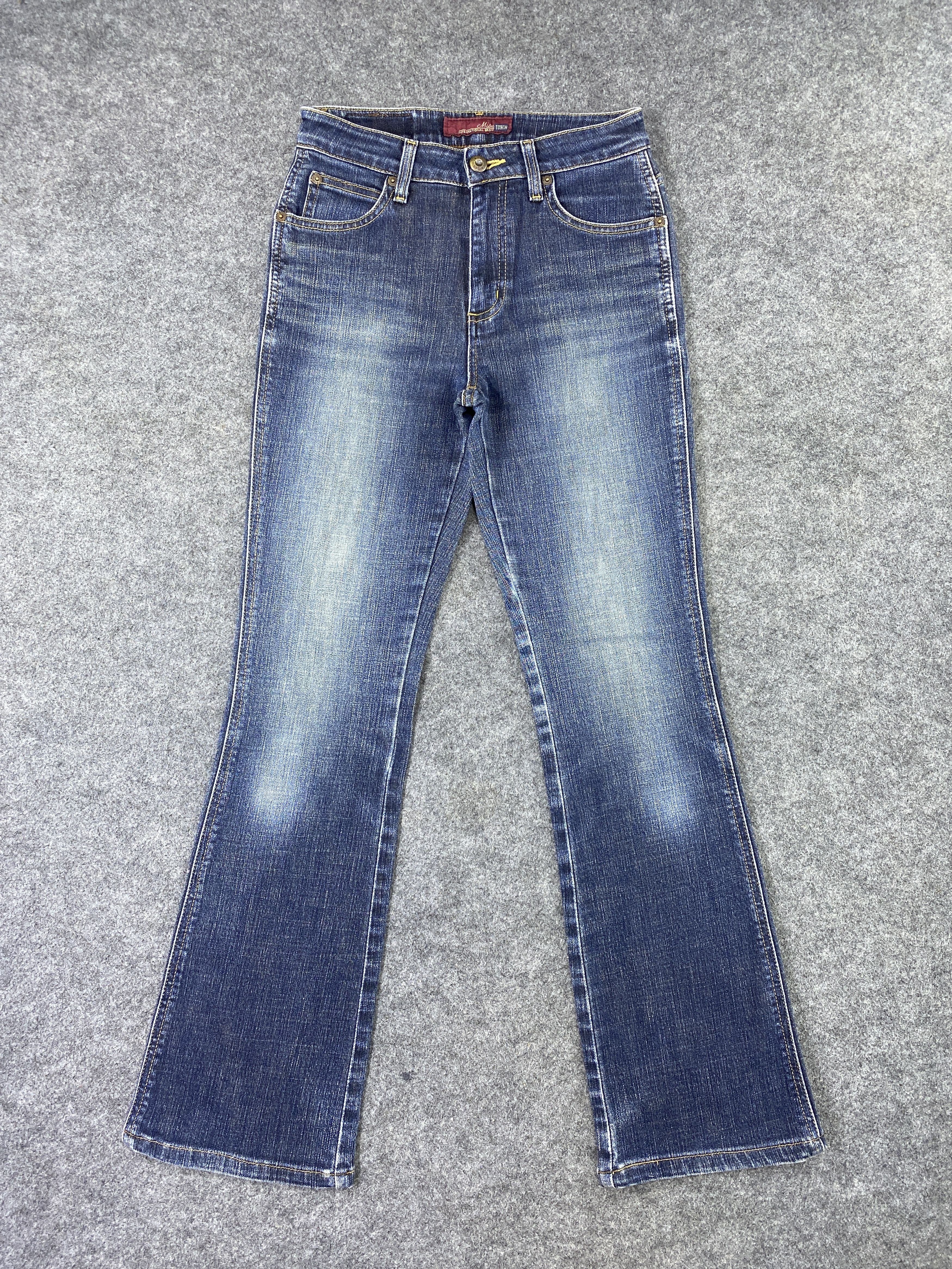 Edwin Miss Edwin Blue Wash Flare Jeans - J986 Size 26" / US 2 / IT 38 - 1 Thumbnail