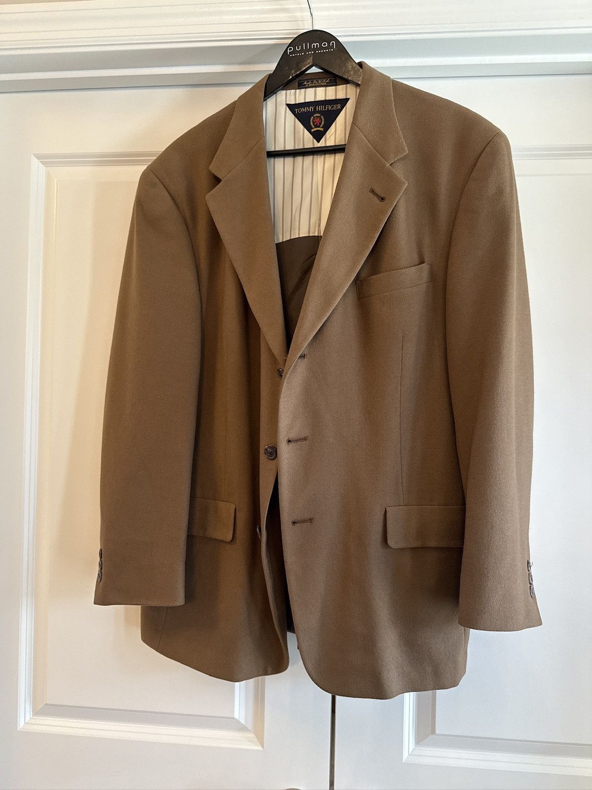 Tommy Hilfiger Tommy Hilfiger Brown Tailored Blazer Size 44R - 3 Thumbnail