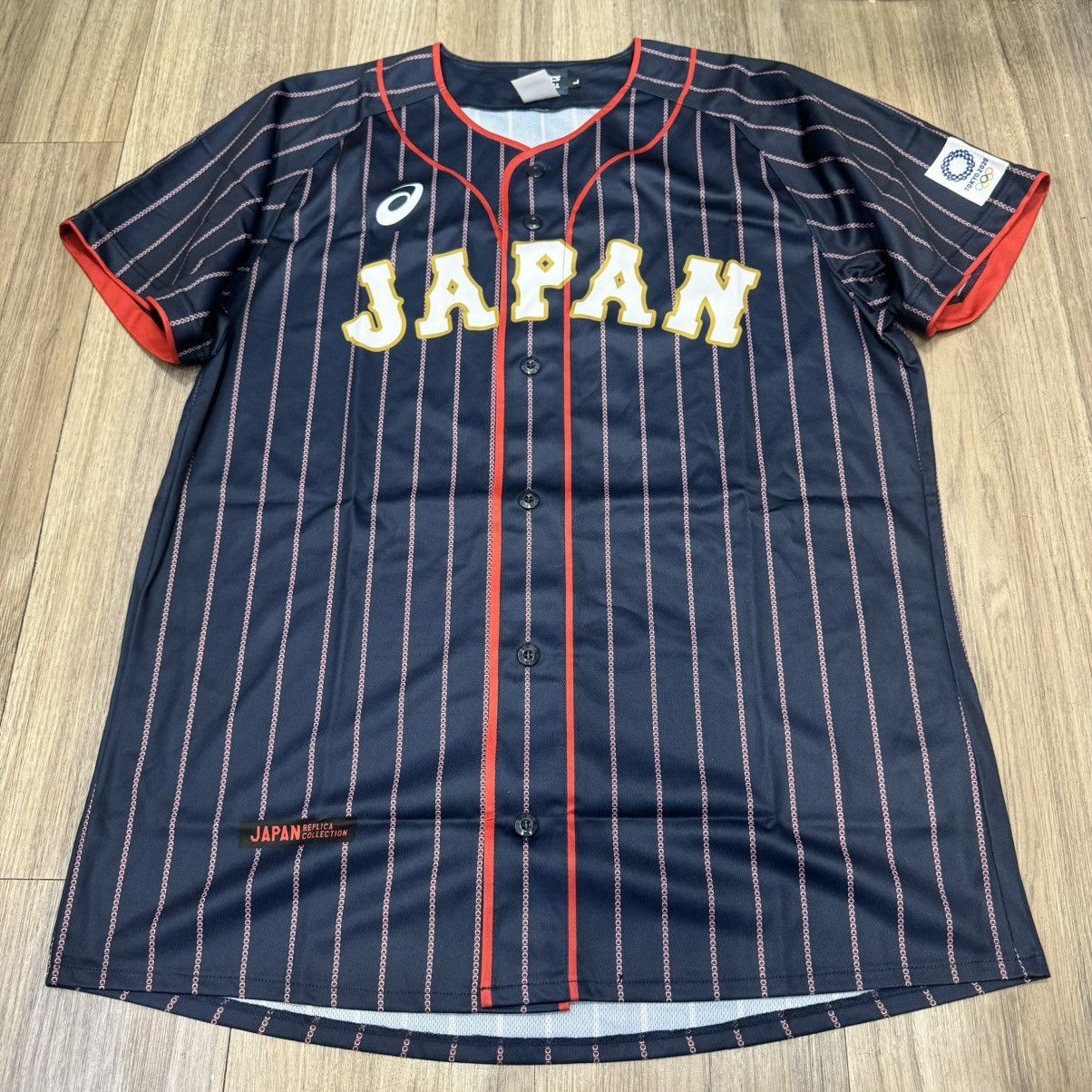 Asics Japan olympic2020 baseball jersey Size US L / EU 52-54 / 3 - 1 Thumbnail