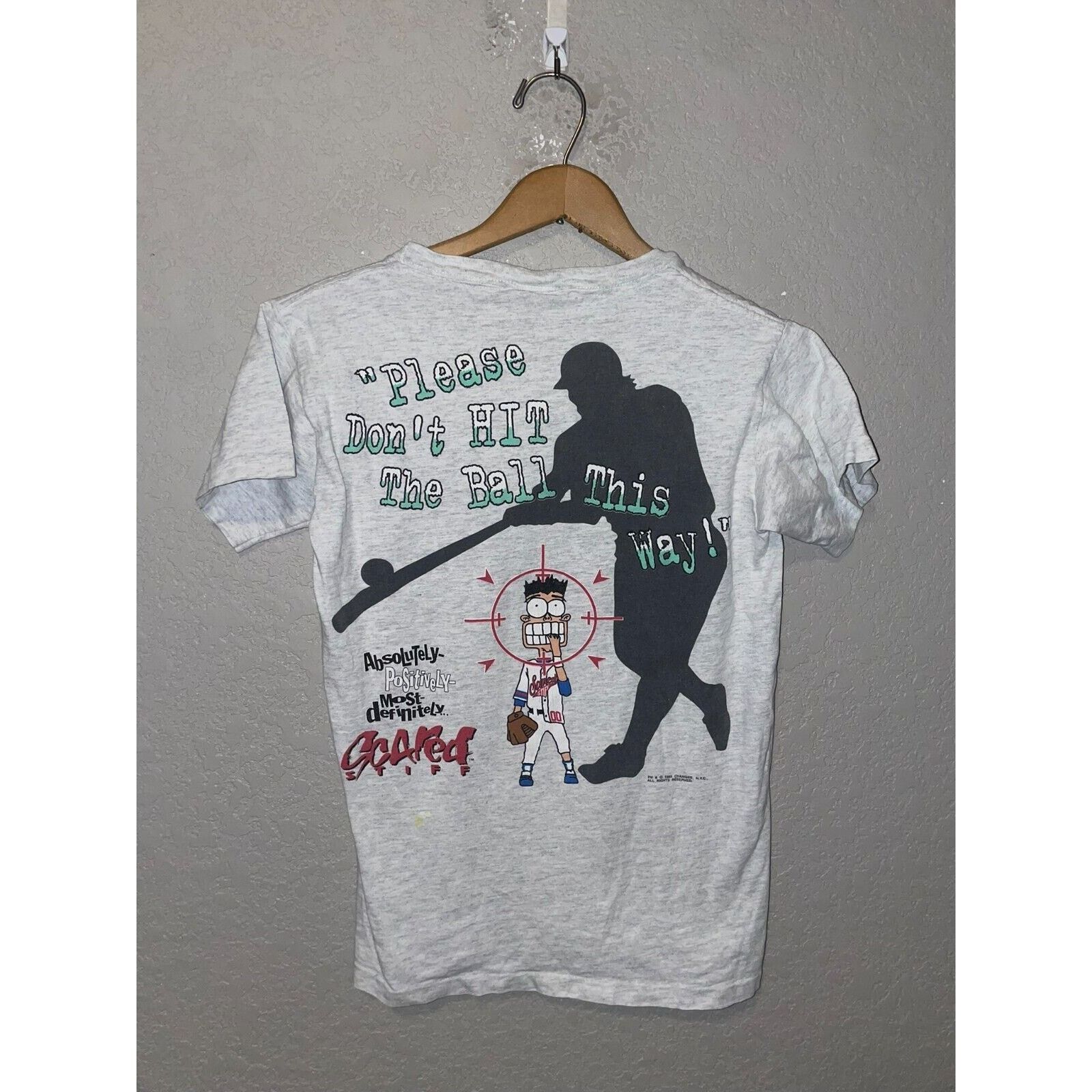 Changes Youth Vintage Baseball Shirt Scared Stiff 90s Children XL Size US XL / EU 56 / 4 - 1 Thumbnail