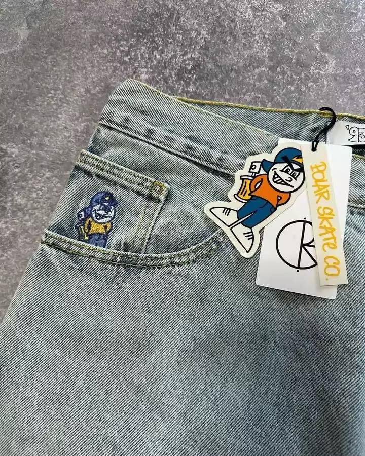 Japanese Brand × Vintage Straight casual jeans Size US 35 - 3 Thumbnail