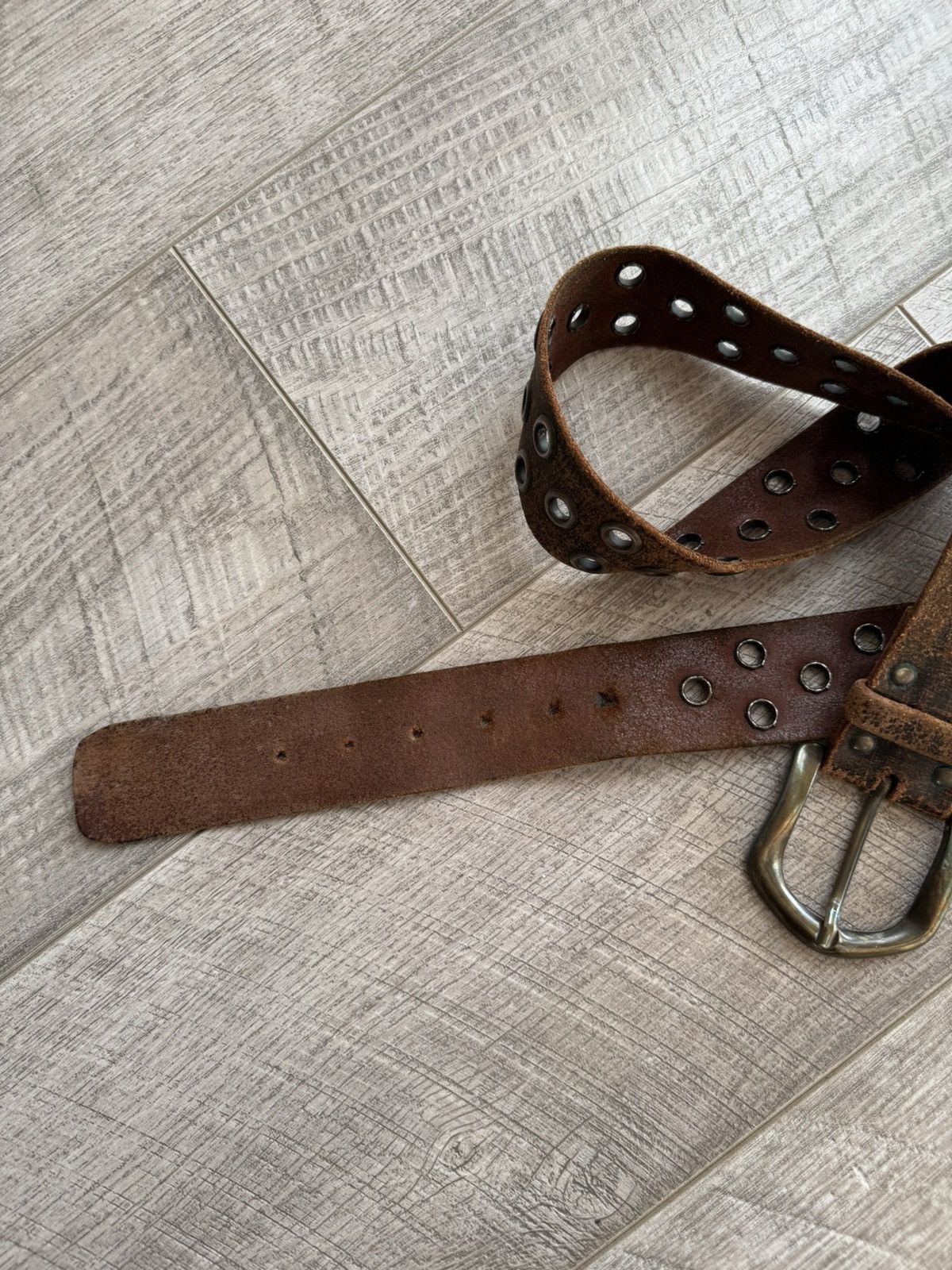 If Six Was Nine VINTAGE Y2K JAPANESE BELT ALT GOTH PUNK RAVE KANYE STYLE Size ONE SIZE - 3 Thumbnail