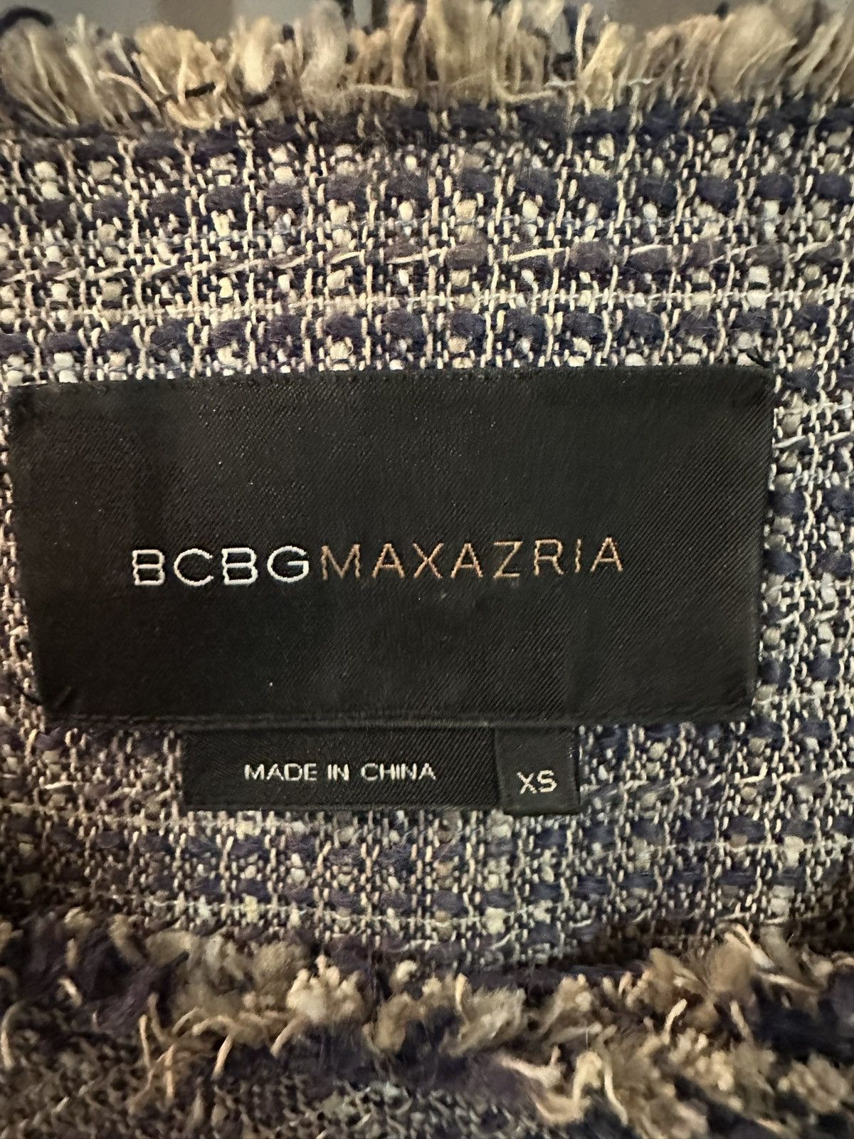Bcbgmaxazria Tweed Short Sleeve Jacket with matching skirt Size S / US 4 / IT 40 - 4 Thumbnail