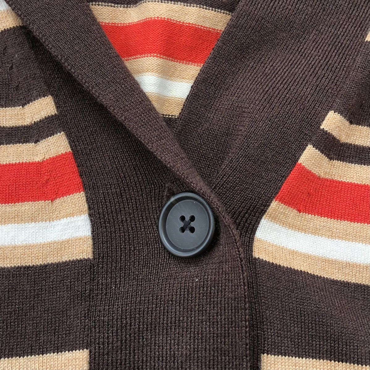 Marni × Uniqlo Marni x Uniqlo Marino Blend Striped Oversize Cardigan Size US XL / EU 56 / 4 - 9 Thumbnail