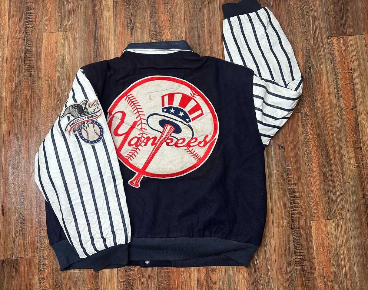 JH Design Vintage New York Yankees jacket by JH Design Size US XL / EU 56 / 4 - 1 Thumbnail