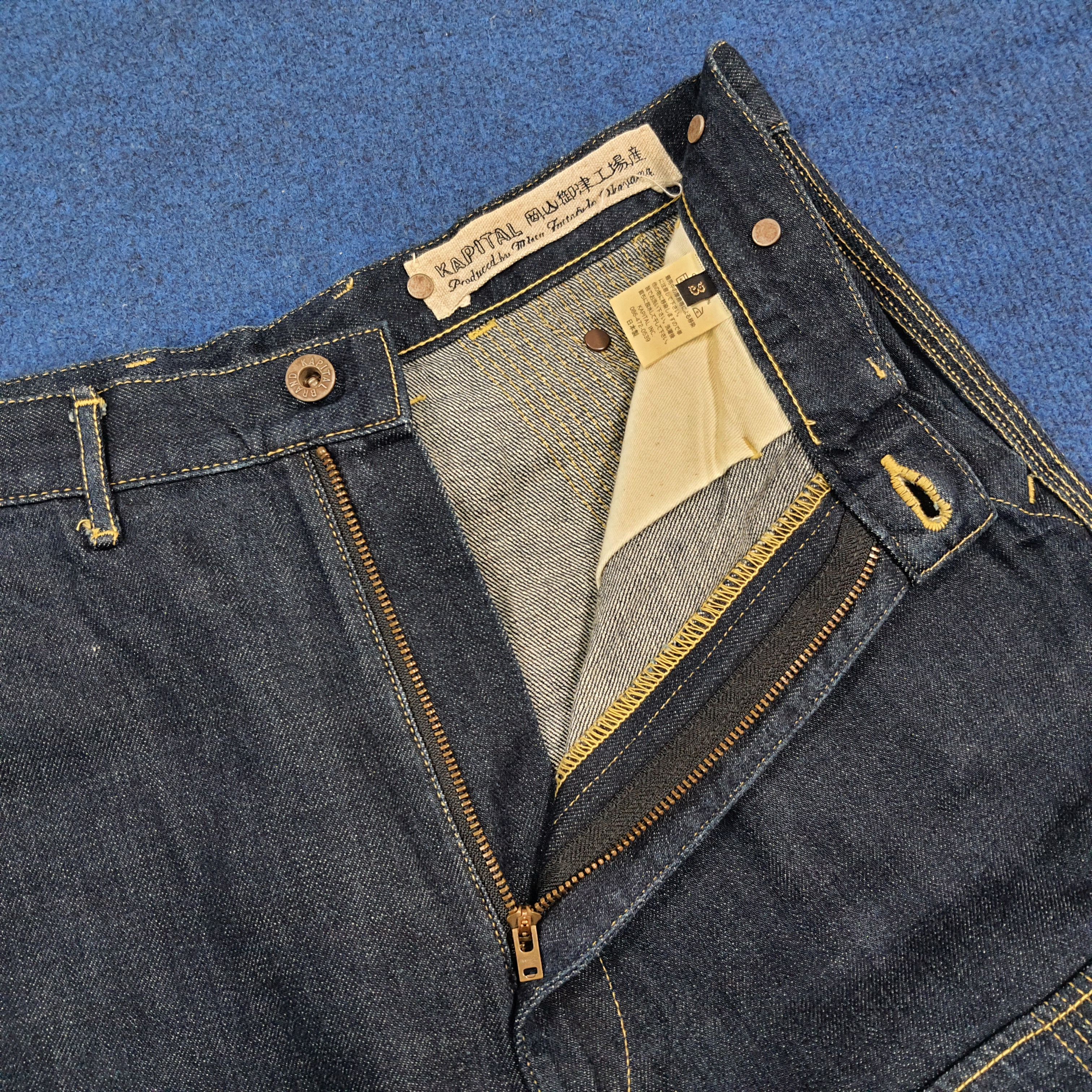 Kapital Vintage KAPITAL Japan Denim Monkey Stitching Pants C297N20 Size US 32 / EU 48 - 6 Thumbnail
