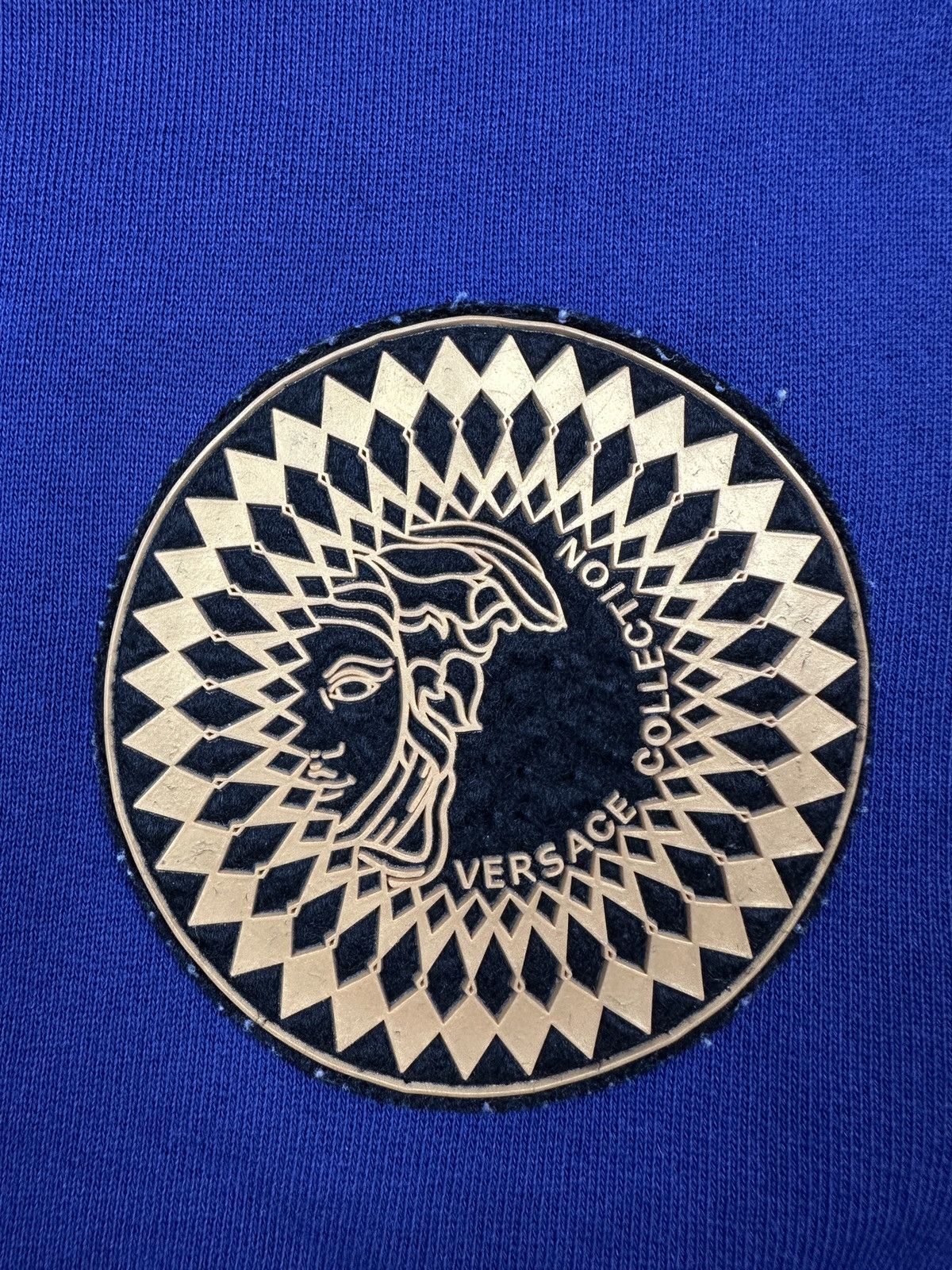 Versace Vintage Versace Blue Purple Sweatshirt Medusa Logo Crewneck Size US L / EU 52-54 / 3 - 17 Thumbnail