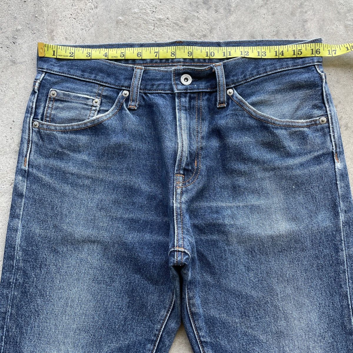 Japanese Brand Japanese Brand GU Faded Denim Pants Jeans W33x29 Size US 33 - 5 Thumbnail