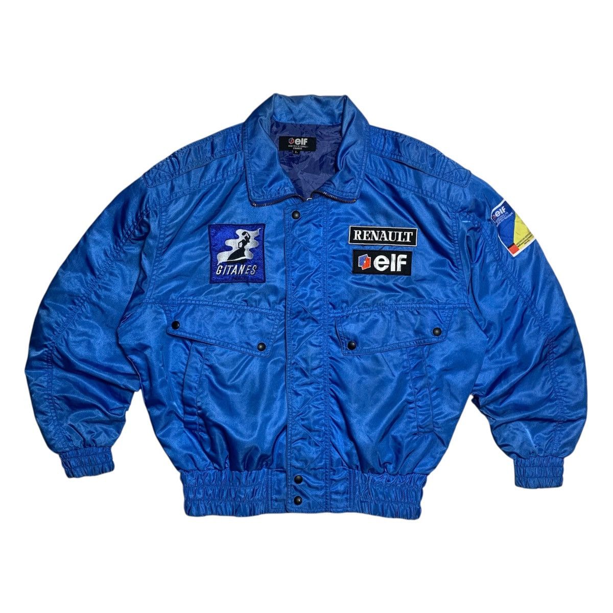 Gear for Sports × Sports Specialties Vintage ♠️ Vtg 90s Elf Renault Grand Prix Formule 1 Gitanes Size US L / EU 52-54 / 3 - 4 Thumbnail
