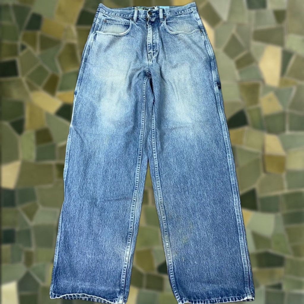 Vintage VINTAGE Mecca Mens Jeans 34x32 Denim Distressed Baggy Grunge 90s Retro Skateboard Size US 32 / EU 48 - 1 Thumbnail