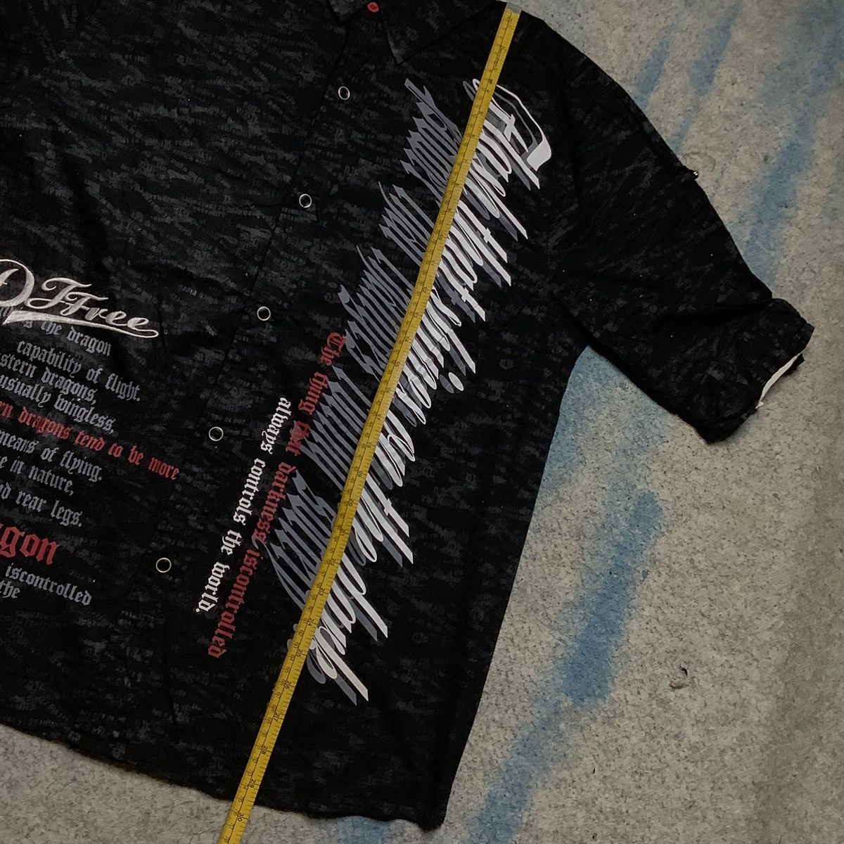 Designer × Hysteric Glamour × If Six Was Nine Y2k DjFree ifsixwasnine poem shirt like dogtown Size US L / EU 52-54 / 3 - 16 Thumbnail