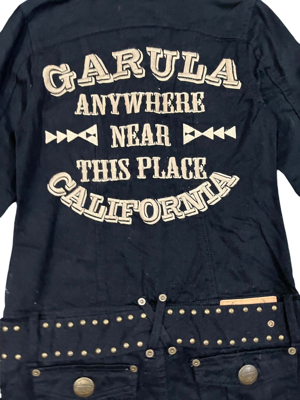 Japanese Brand × Vintage Vintage Garula City Chick Studded Romper Belt Jacket Size M / US 6-8 / IT 42-44 - 12 Thumbnail