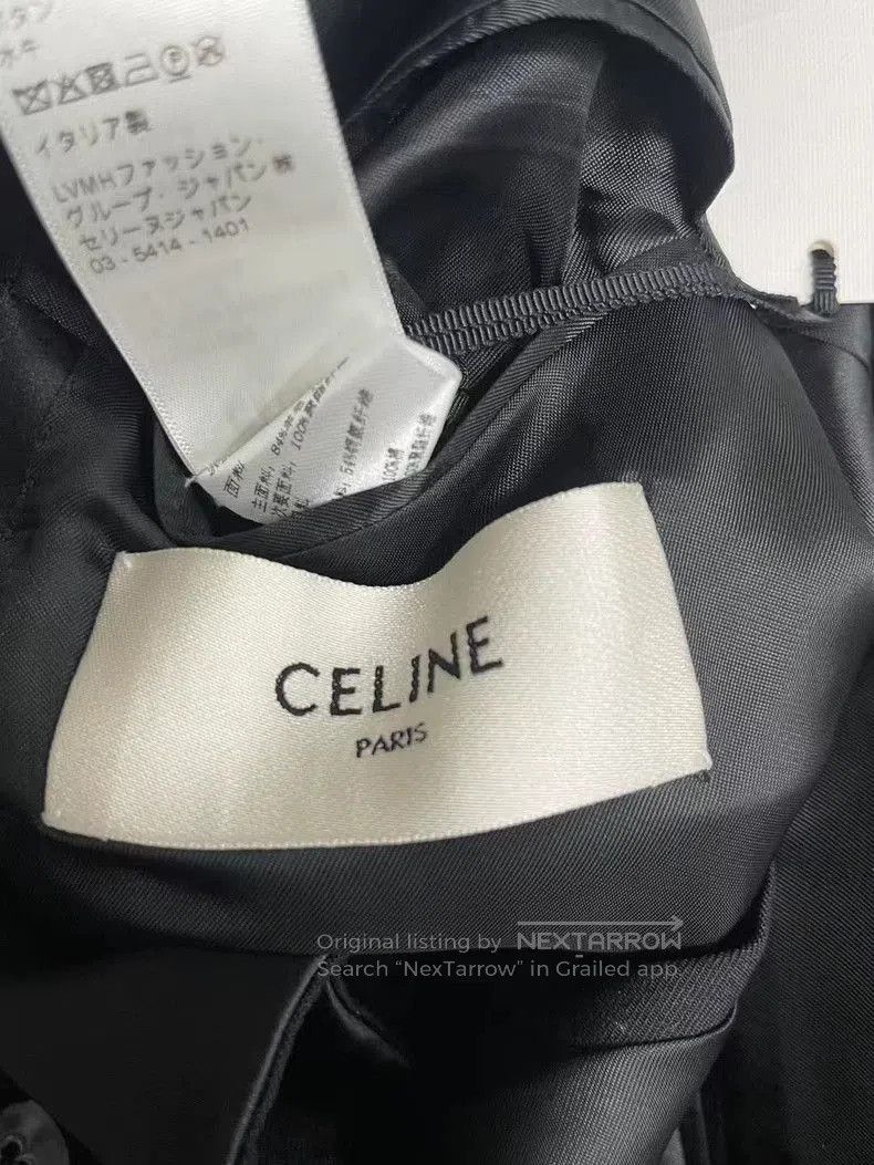 Celine Celine Satin Black Suit Jacket. Size US M / EU 48-50 / 2 - 5 Thumbnail