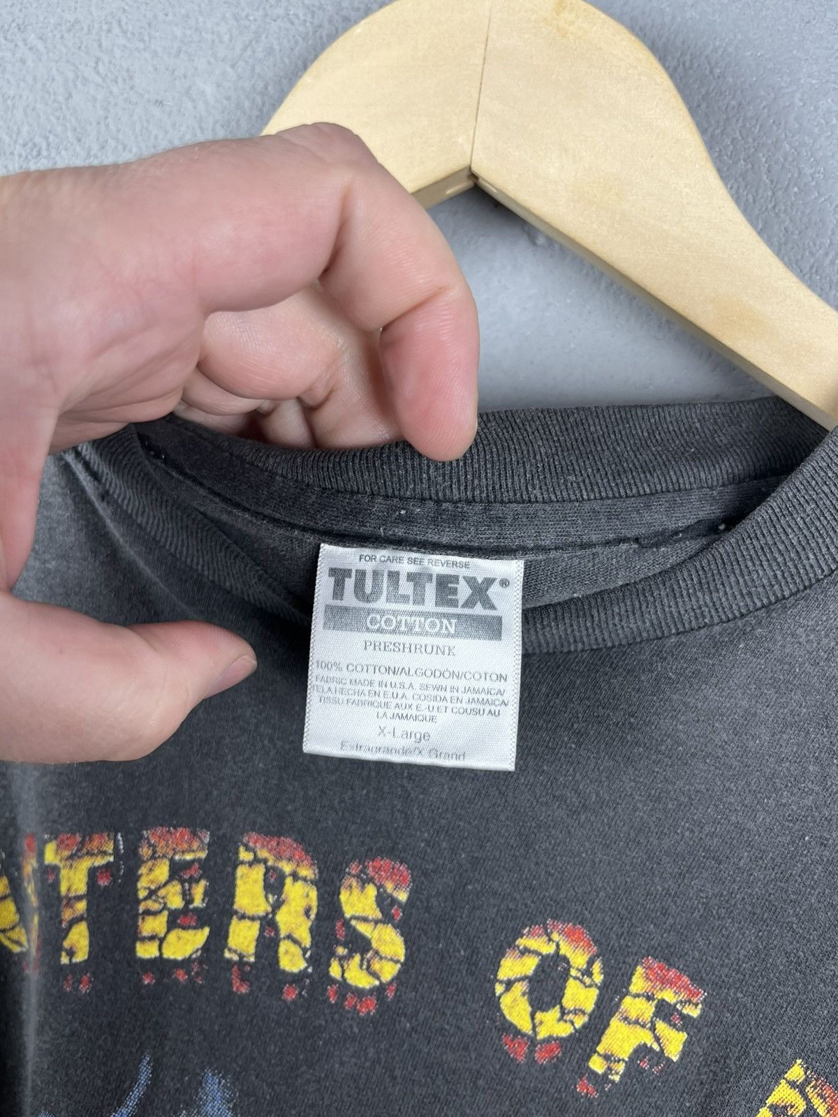 AC/DC 1991 Vintage Monsters of Rock Tour Metallica Donington Size US XL / EU 56 / 4 - 14 Thumbnail
