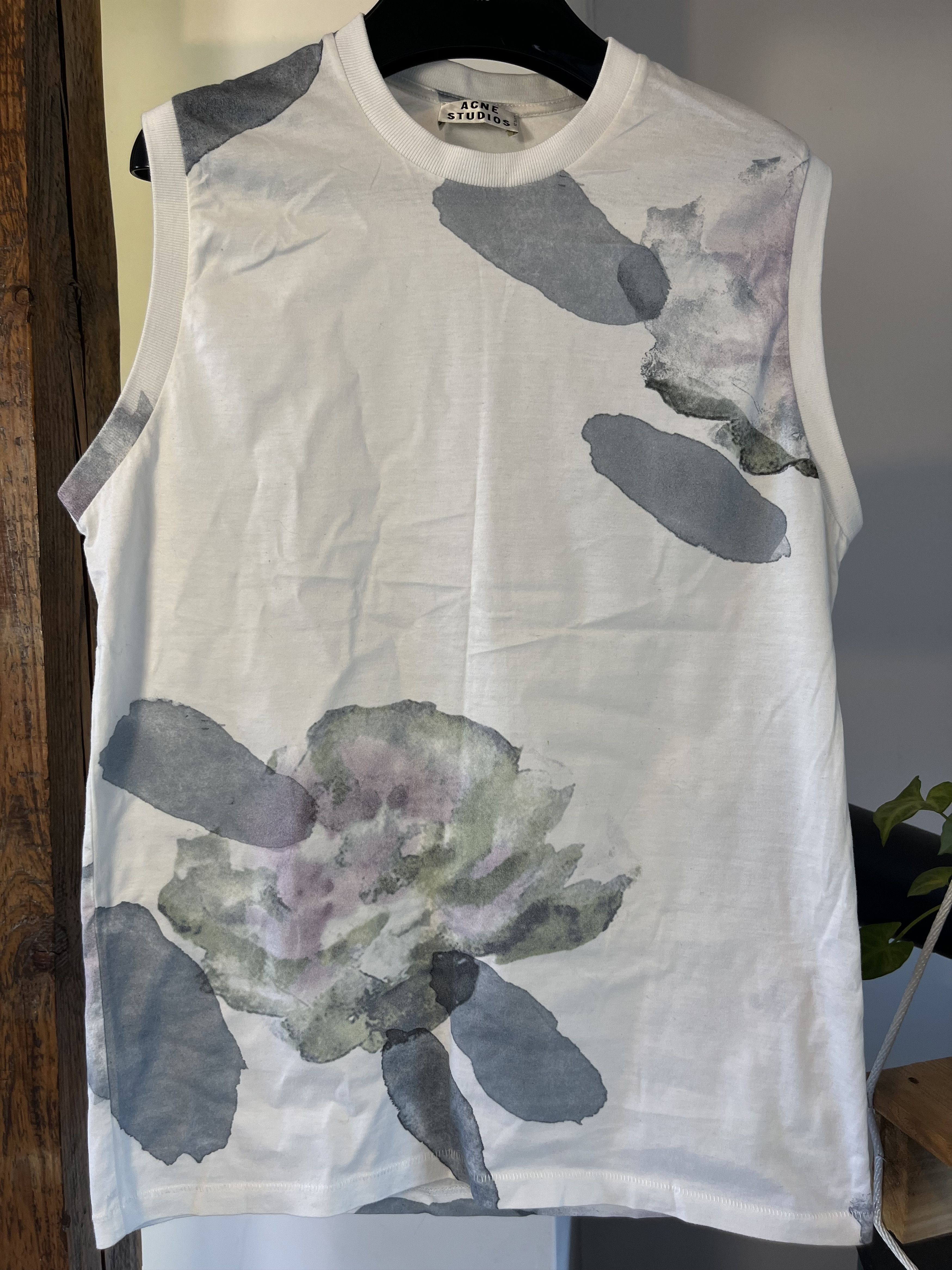 Acne Studios Acne Studios Zone Merci PRT PAW13 Floral Tank Top Size US S / EU 44-46 / 1 - 4 Thumbnail