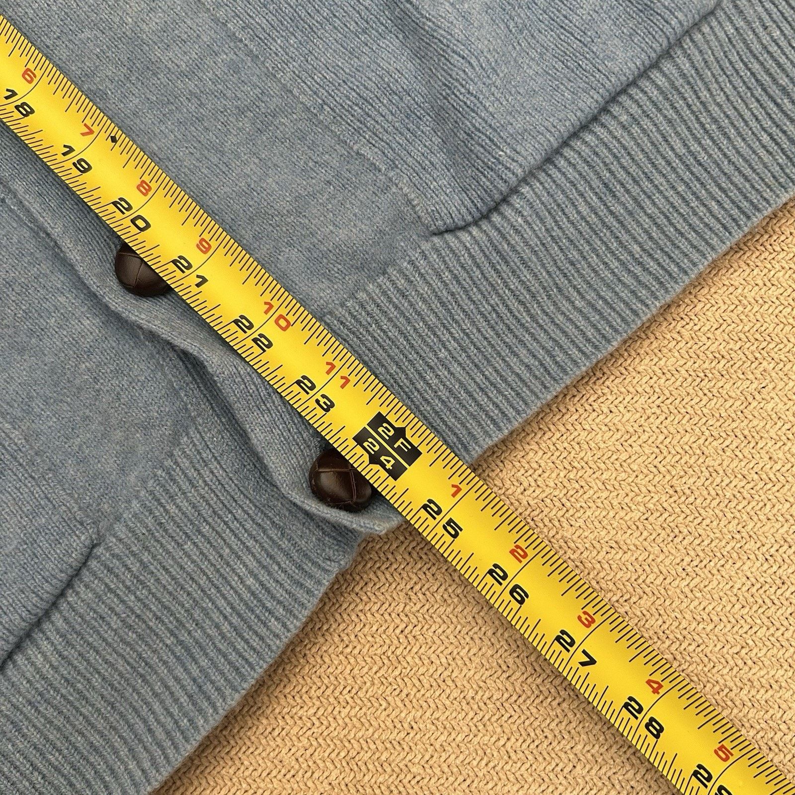 L.L. Bean Ll Bean Lamb Wool Knit Blue Cardigan Sweater Small Size US S / EU 44-46 / 1 - 5 Thumbnail