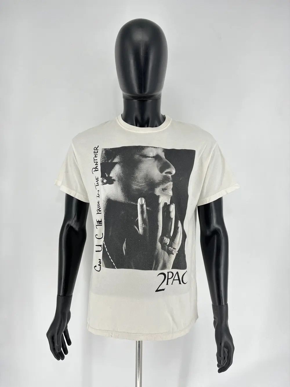 Band Tees × Bershka Vintage Y2K 2PAC Tupac Shakur HipHop Rap Tee Size US L / EU 52-54 / 3 - 3 Thumbnail