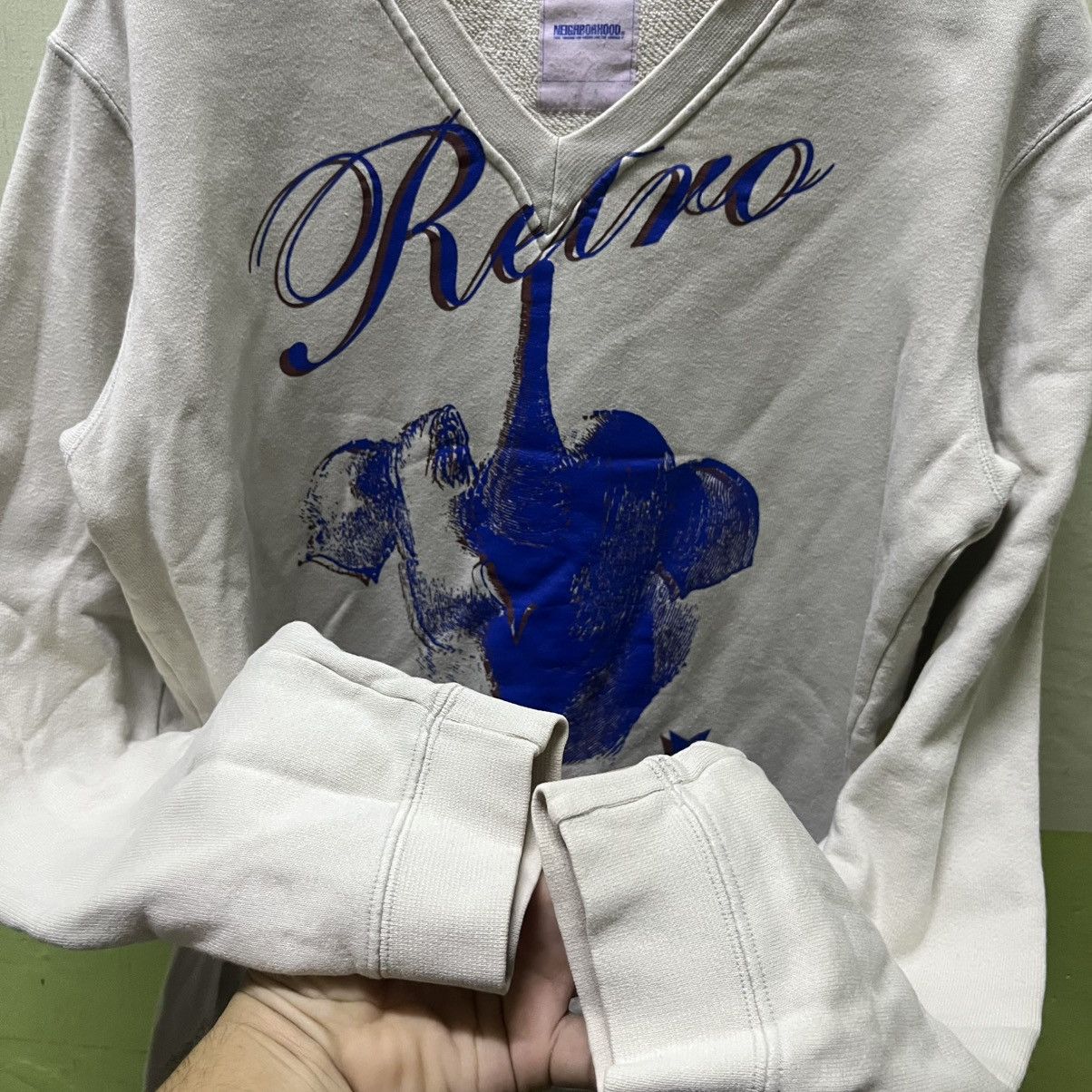 Neighborhood Rare Neighborhood Japan Retro Elephant Graphic Sweatshirt Size US S / EU 44-46 / 1 - 3 Thumbnail
