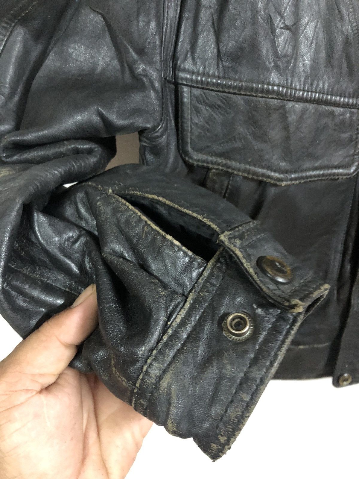 Japanese Brand × Vintage Vintage David Leather Jackets Zipper Up Size US M / EU 48-50 / 2 - 6 Thumbnail