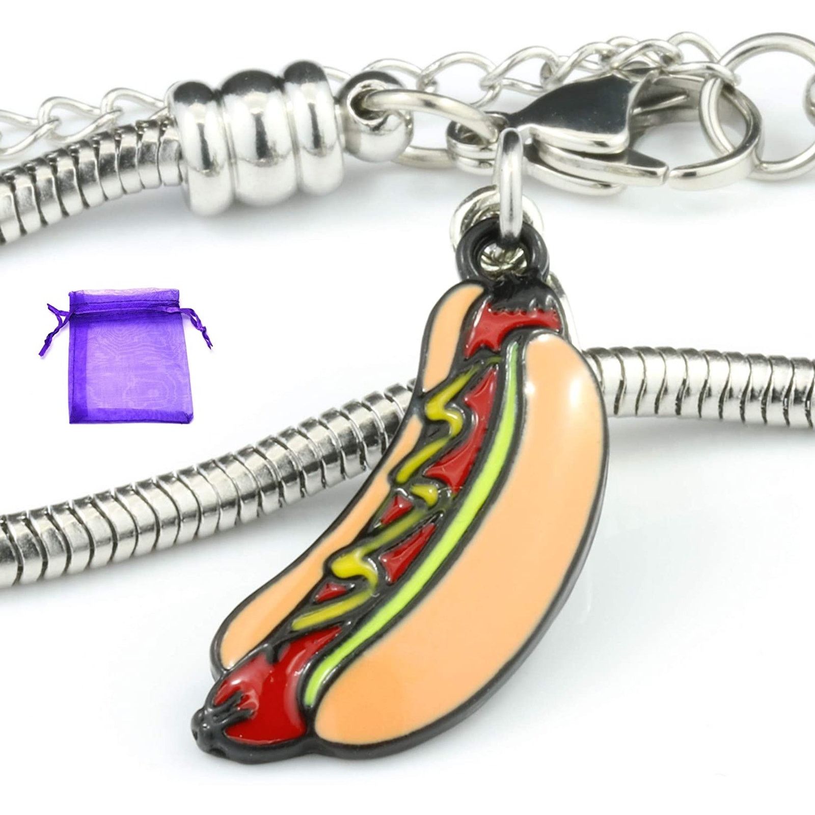 & Other Stories Hot Dog Jewelry | Hot Dog Bracelet Food Novelty Jewelry Size ONE SIZE - 1 Thumbnail