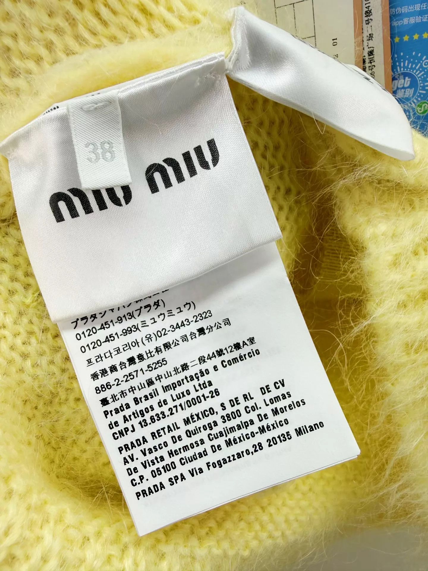 Miu Miu MIU MIU Women's Mohair Rhinestone Cardigan NWT 38 Size XS / US 0-2 / IT 36-38 - 4 Thumbnail