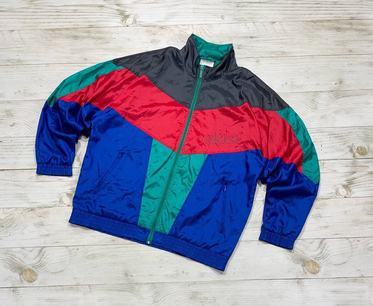 Adidas Vintage Adidas Nylon Tracksuit Jacket Pants Big Logo Size US L / EU 52-54 / 3 - 2 Thumbnail